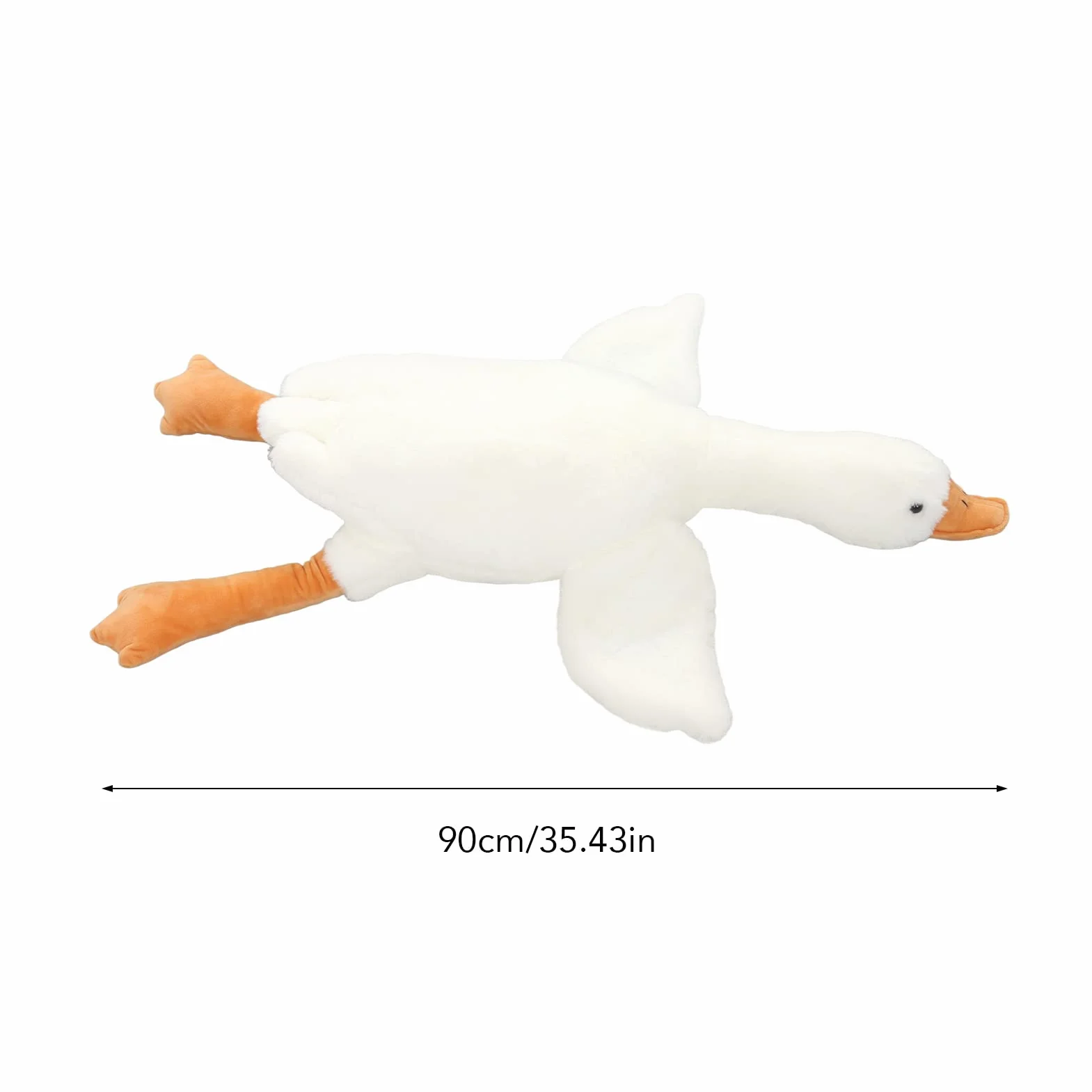 Oie en Peluche Jouet Mignon Oreiller 90cm