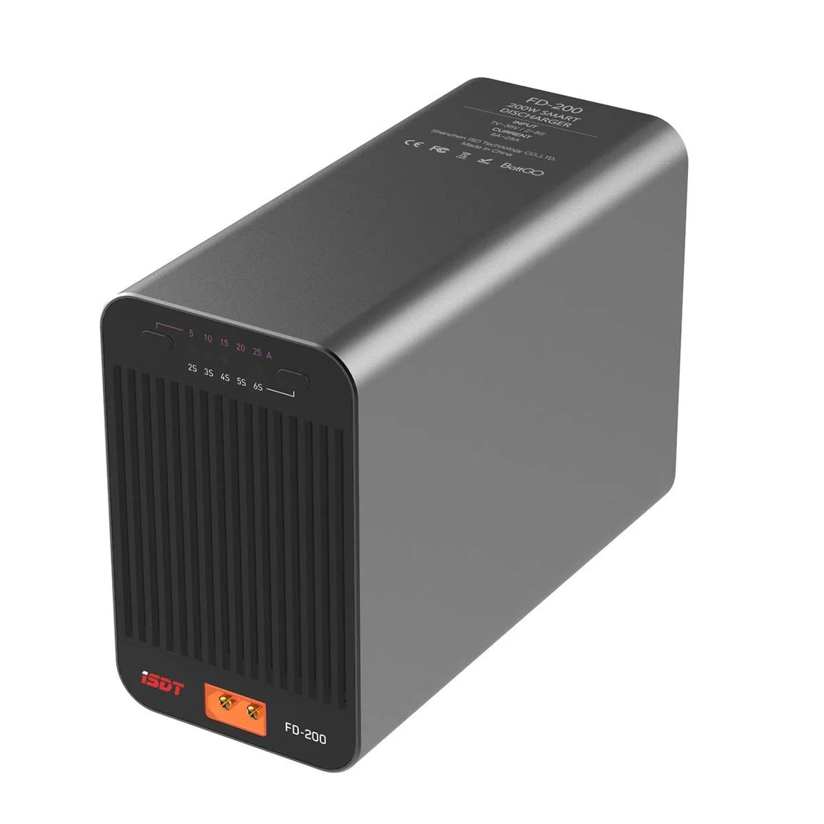 ISDT FD-200 Déchargeur de contrôle Intelligent BattGo 200W 25A capacité de déchargeur de contrôle d'application sans Fil pour la décharge de Batterie RC Lipo 2-8S
