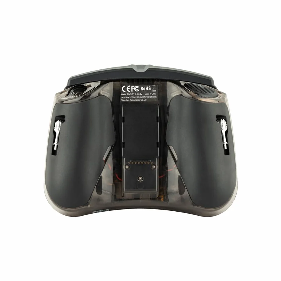 RadioMaster EdgeTX Télécommande Portable de Poche avec éclairage LED intégré Mode 2 (Anthracite, ELRS)