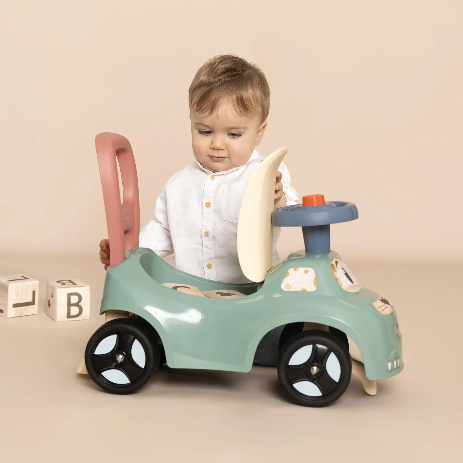 Smoby Porteur Auto Trotteur Volant Directionnel Coffre Jouets 10 Mois