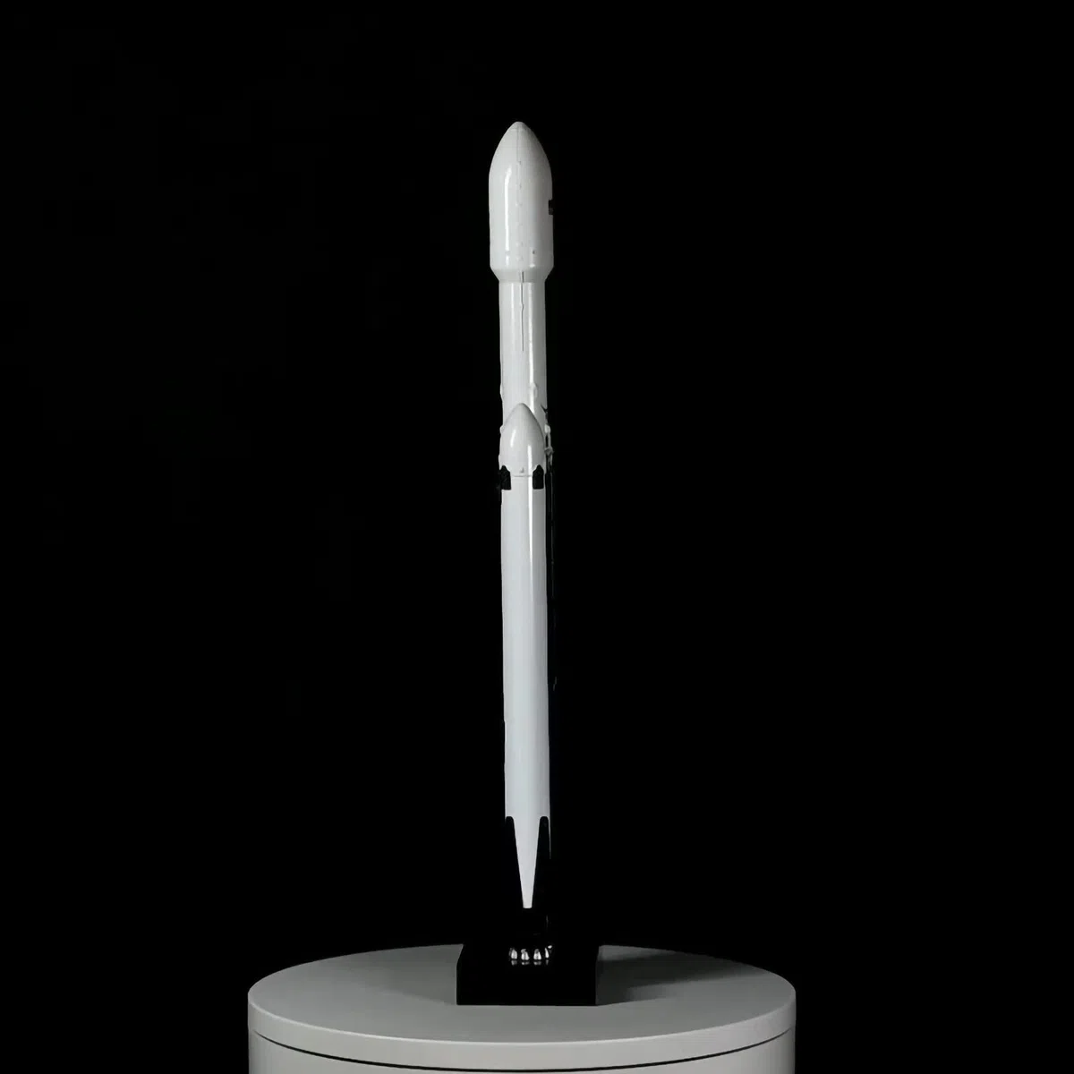 Modèle de Fusée Heavy Falcon 1:233, Modèle Aérospatial FH en Résine Simulée Et Décorations de Bureau, Un Excellent Cadeau Les Passionnés d'aérospatiale