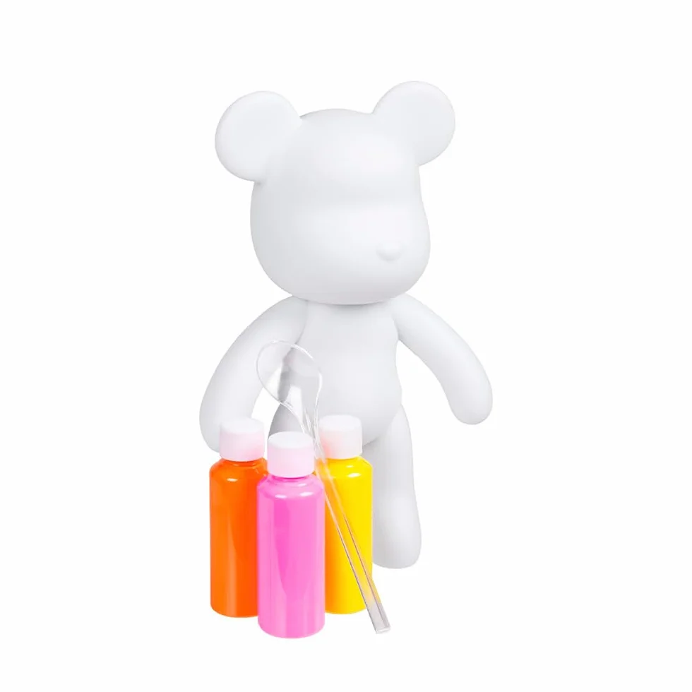 TOYMONSTER POUR PALZ DIY Kit Peindre Votre Ours Propre Mangue Sunset
