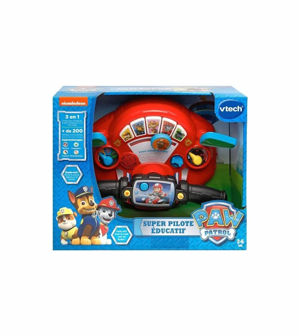 VTech Pat' Patrouille Super Pilote Éducatif Jouet Sons et Lumières Cadeau Enfant 3-7 Ans Français