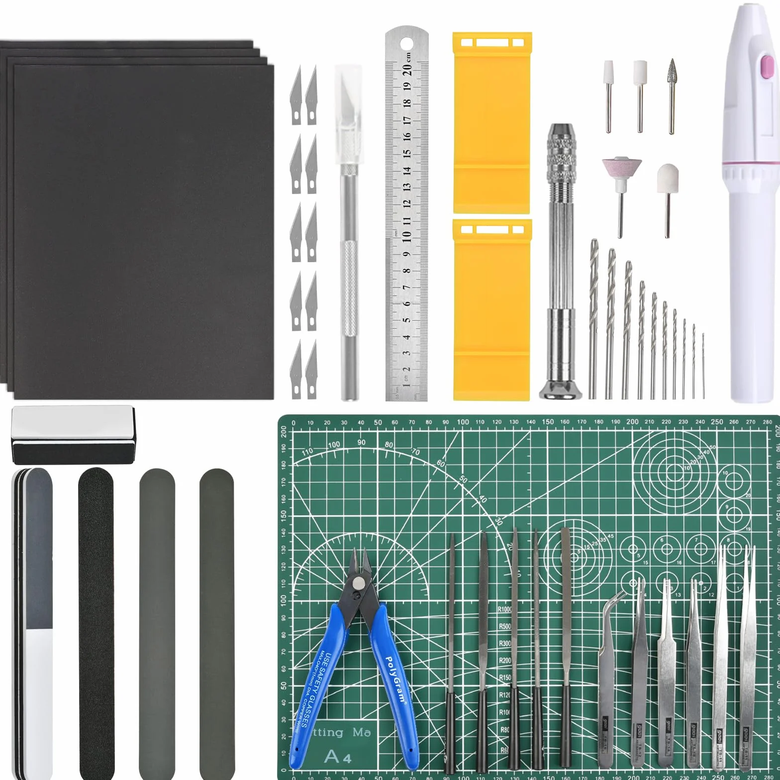 Gundam Outils de Modelisme Kit 53 Pièces Ensemble Construction Loisirs Réparation
