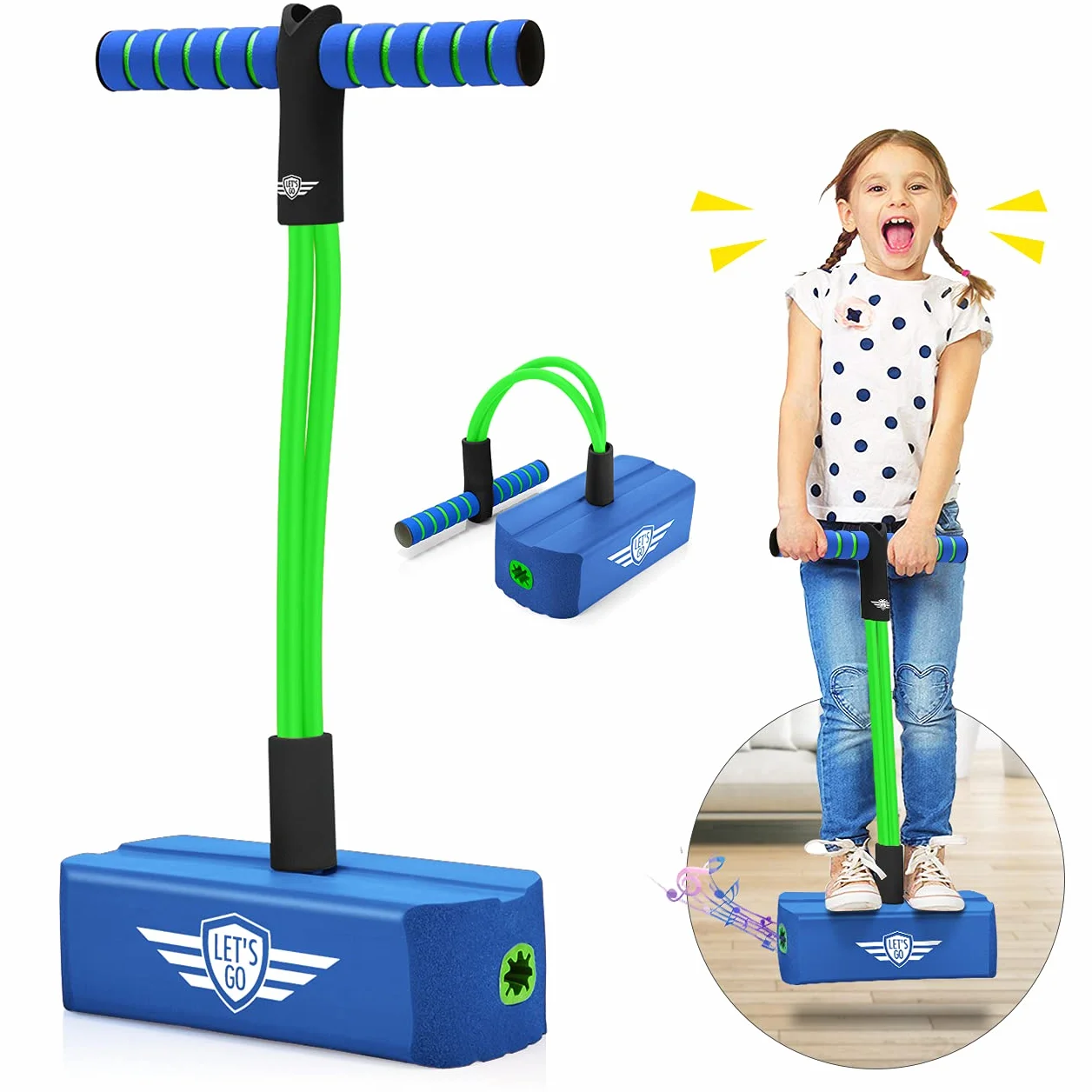 Toyzey Pogo Jumper Ballon Sauteur pour Enfant 3-12 Ans Garçon Fille Cadeau Anniversaire