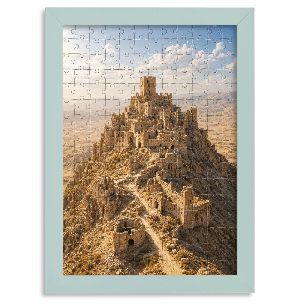 CLAMARO Cadre puzzle 49,3 x 69,3 cm Bois MDF Verre acrylique