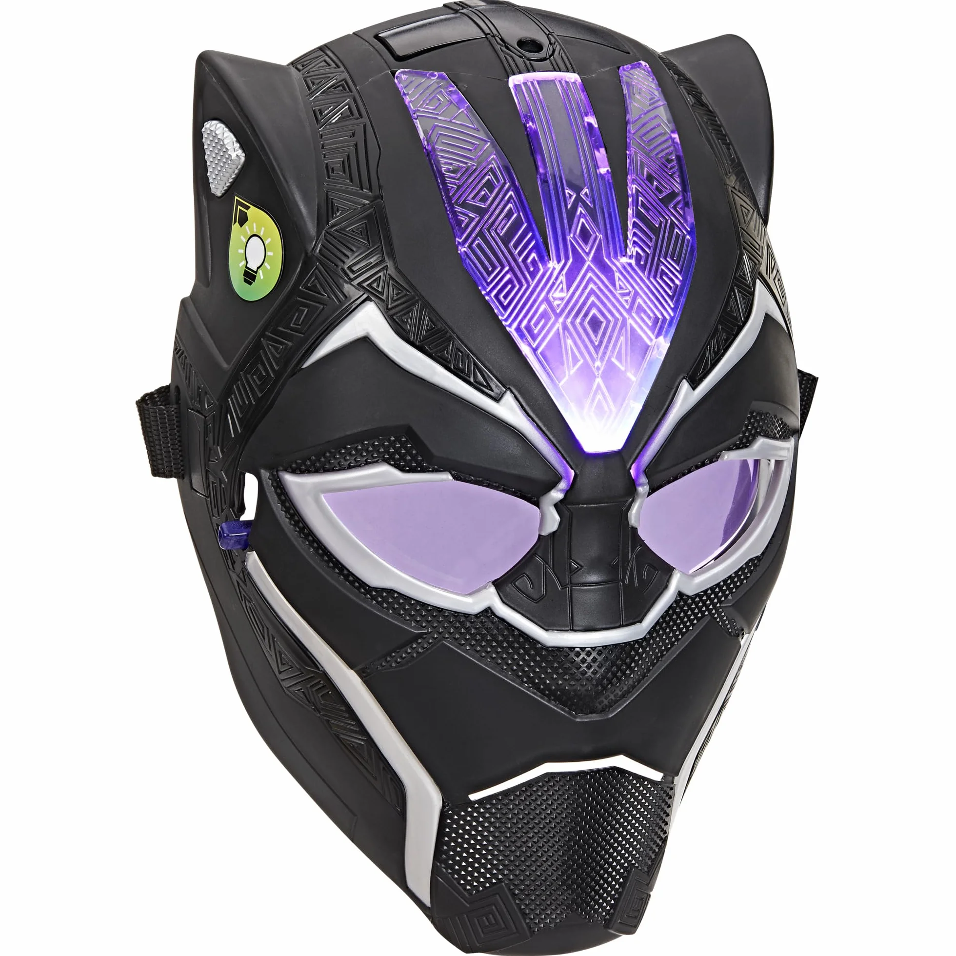 Masque électronique Vibranium Black Panther Marvel Avengers jouet déguisement effets lumineux super-héros 5 ans
