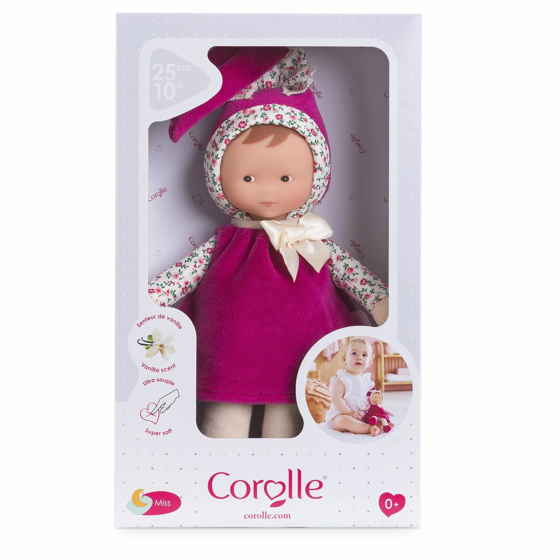 Corolle Mon Doudou Miss Rose Grenadine 25cm dès la Naissance