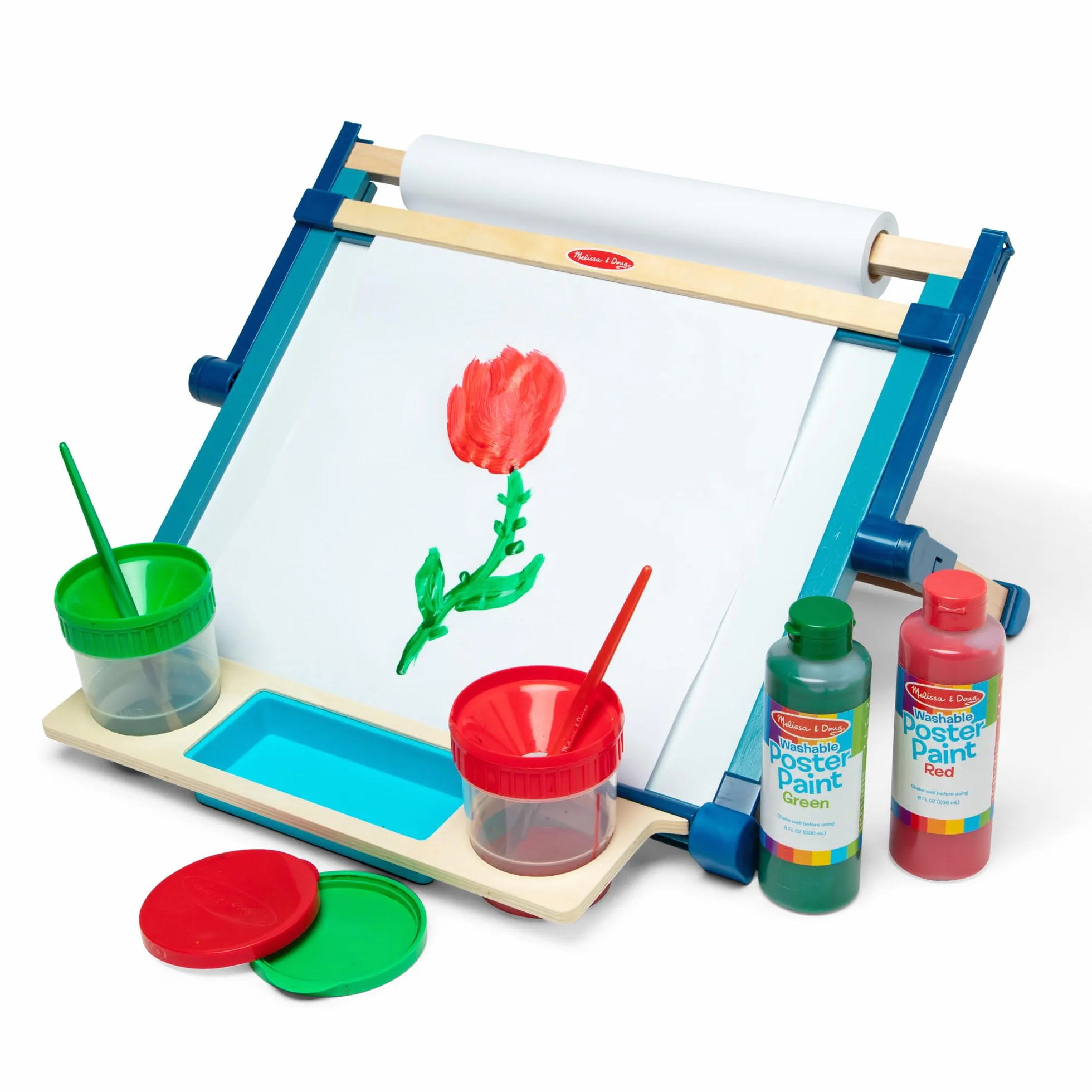 Melissa & Doug - Tableau Magnétique Effaçable - Jouet en Bois - Activité Manuelle Enfant - Loisir Créatif - Jouet D'Activité, De Développement, Apprentissage - Cadeau Enfant 3 Ans Et + -