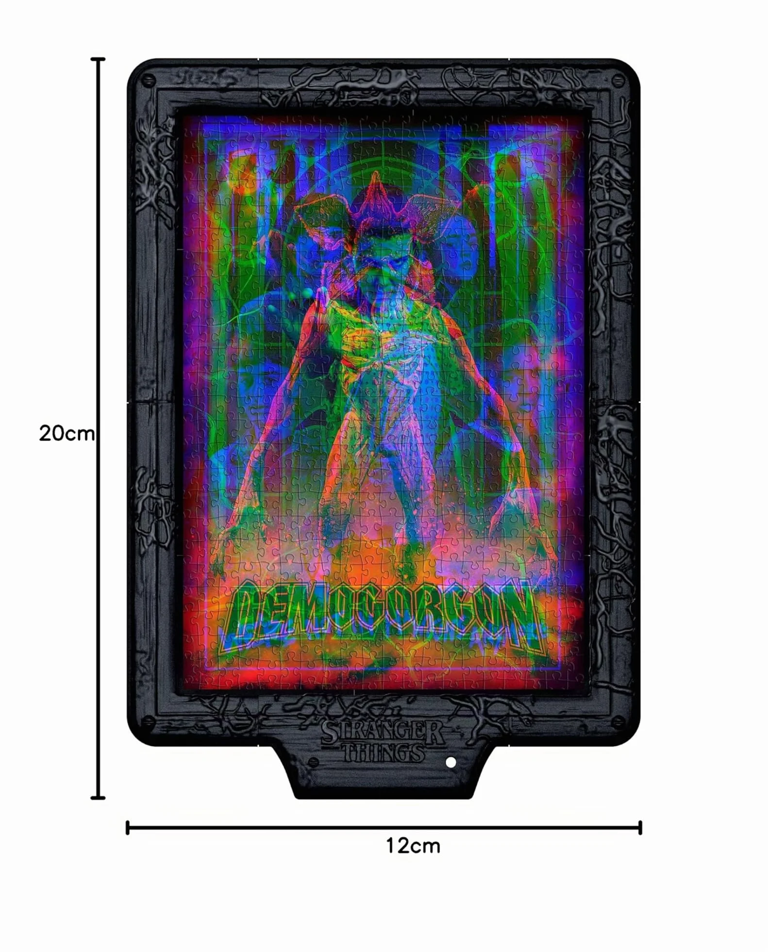 Puzzle Cadre Lumineux Stranger Things Démogorgon 520 Pièces