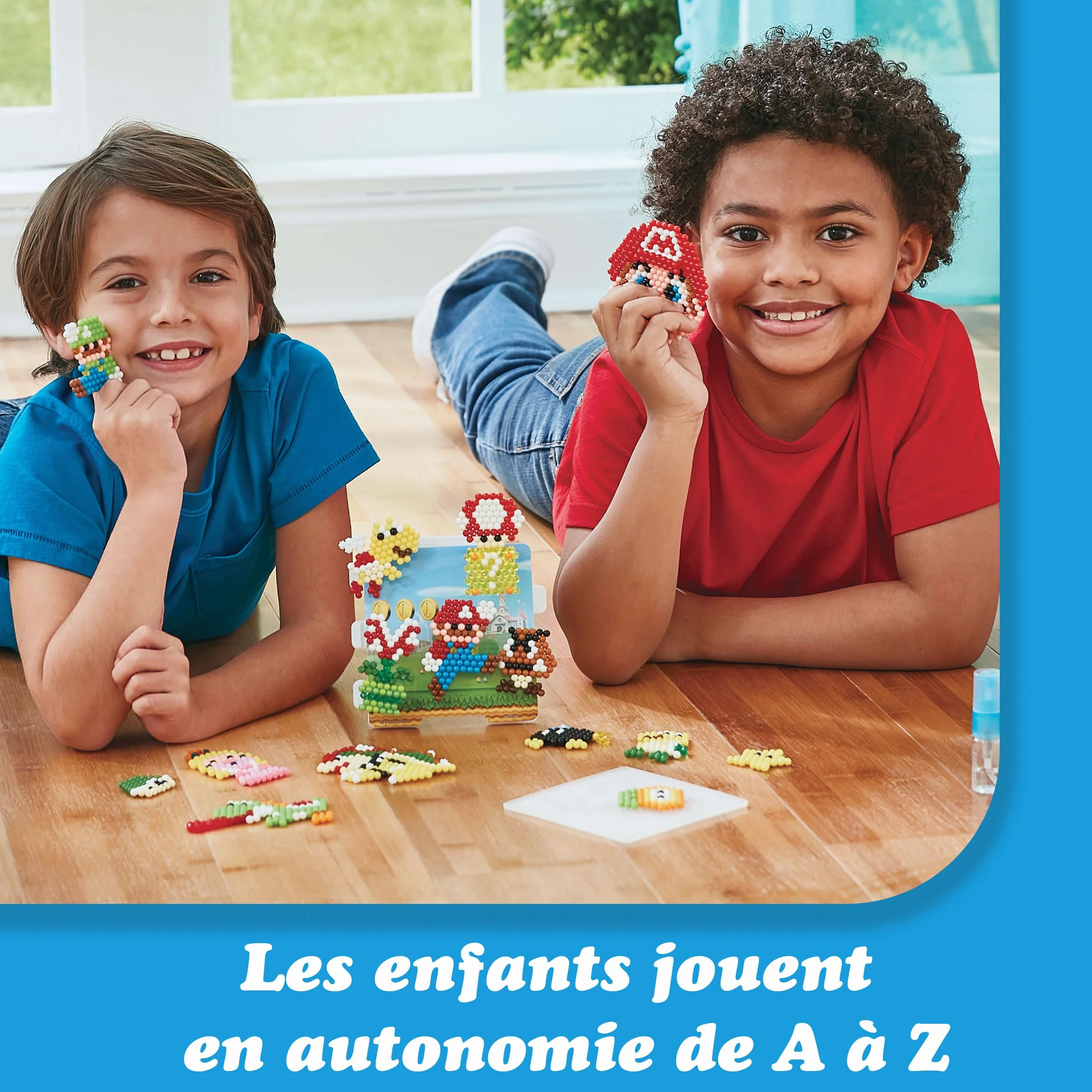 Aquabeads Super Mario La box Kit de loisirs créatifs perles à eau Jouet enfant 4 ans+