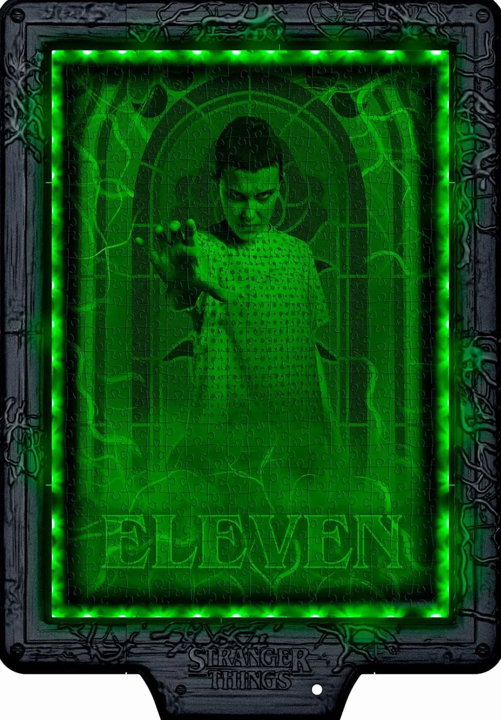Puzzle Cadre Lumineux Stranger Things Démogorgon 520 Pièces