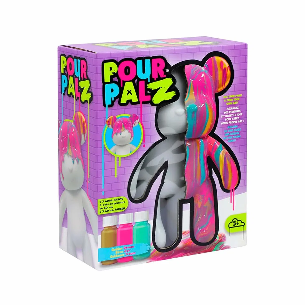 TOYMONSTER Kit DIY Peindre Votre Propre Ours Golden Dream