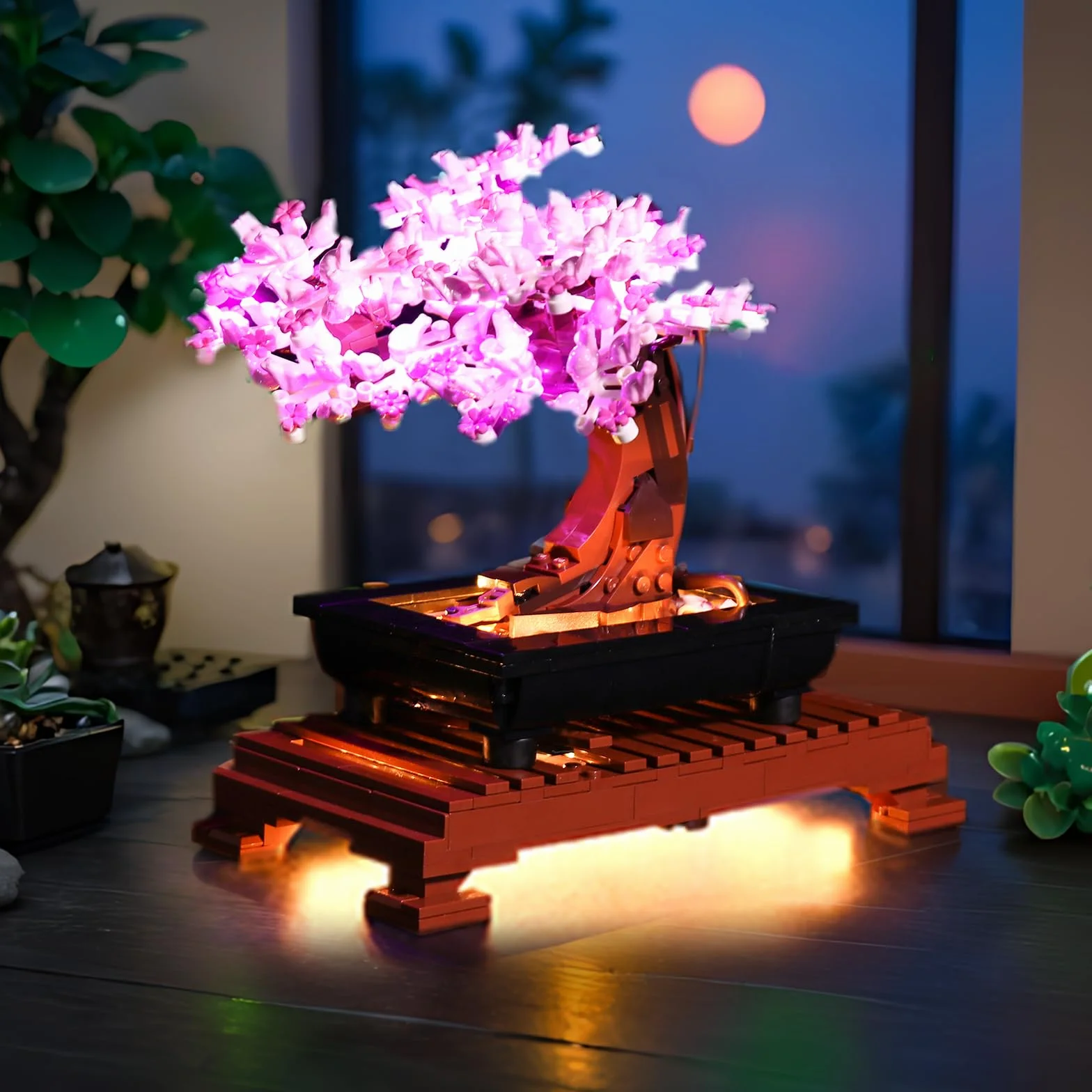 Kit d'éclairage LED BrickBling pour arbre Lego Bonsaï 10281, collection botanique