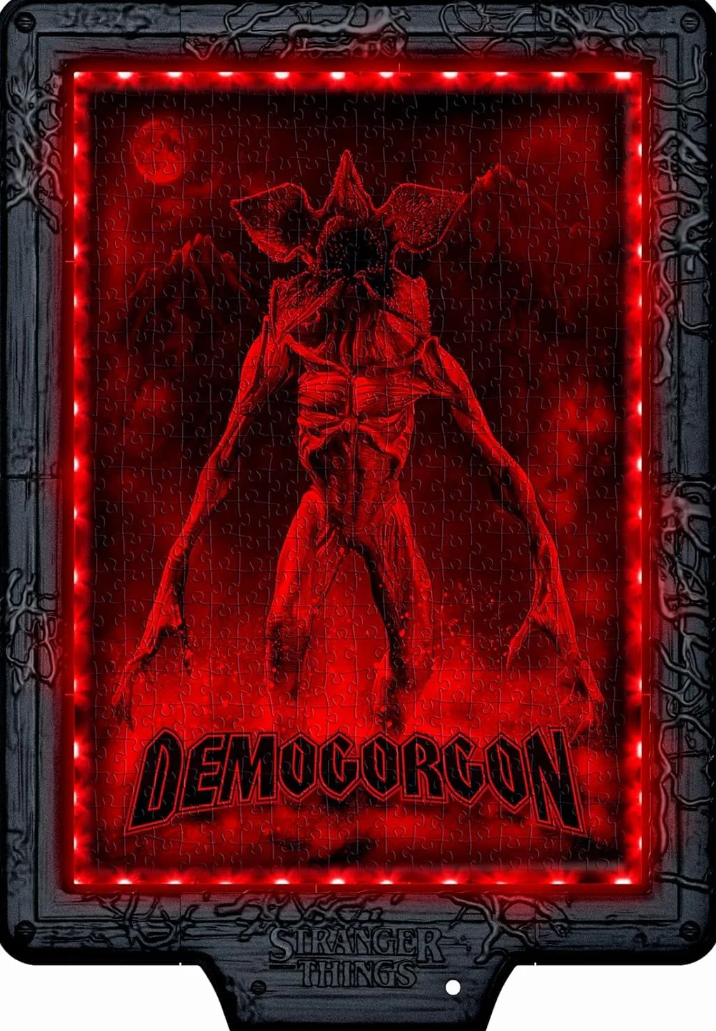 Puzzle Cadre Lumineux Stranger Things Démogorgon 520 Pièces