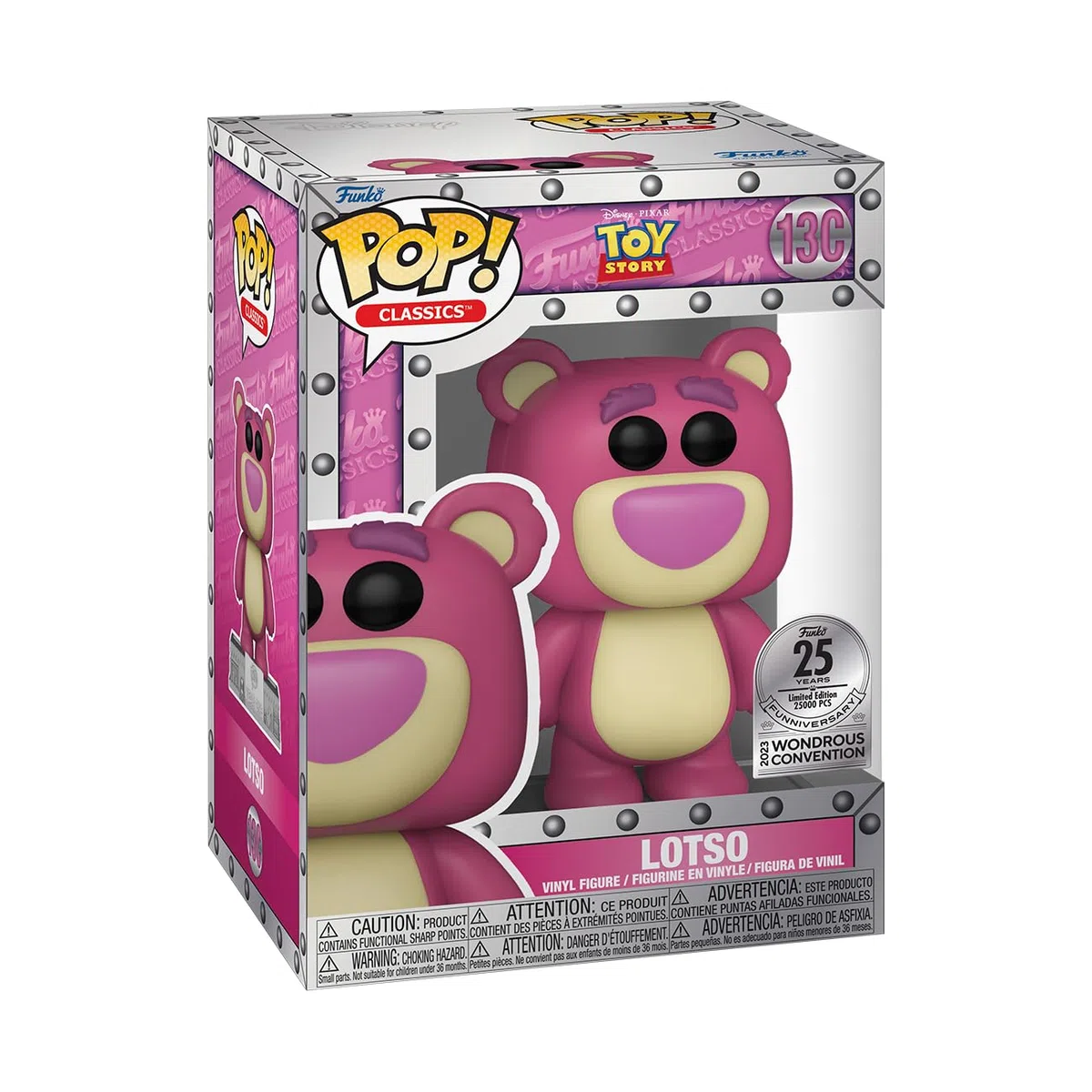 Funko 68883 Pop ! Classics: Toy Story - Lotso (25 me anniversaire de la convention Wondrous Edition) #13C