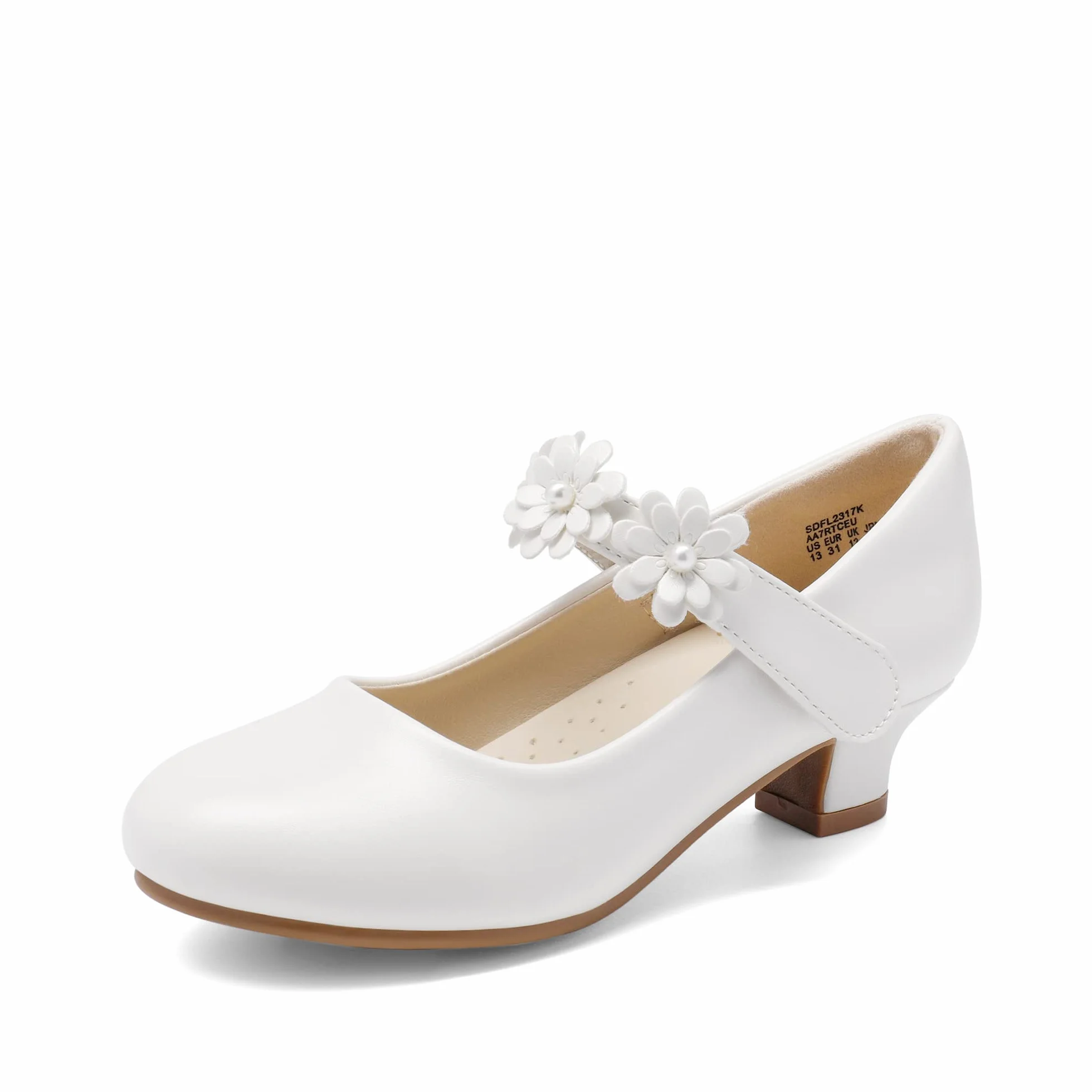 DREAM PAIRS Chaussures Princesse Fille Paillettes Talon Bloc Confortable Escarpins Enfant Déguisement Cosplay Mariage