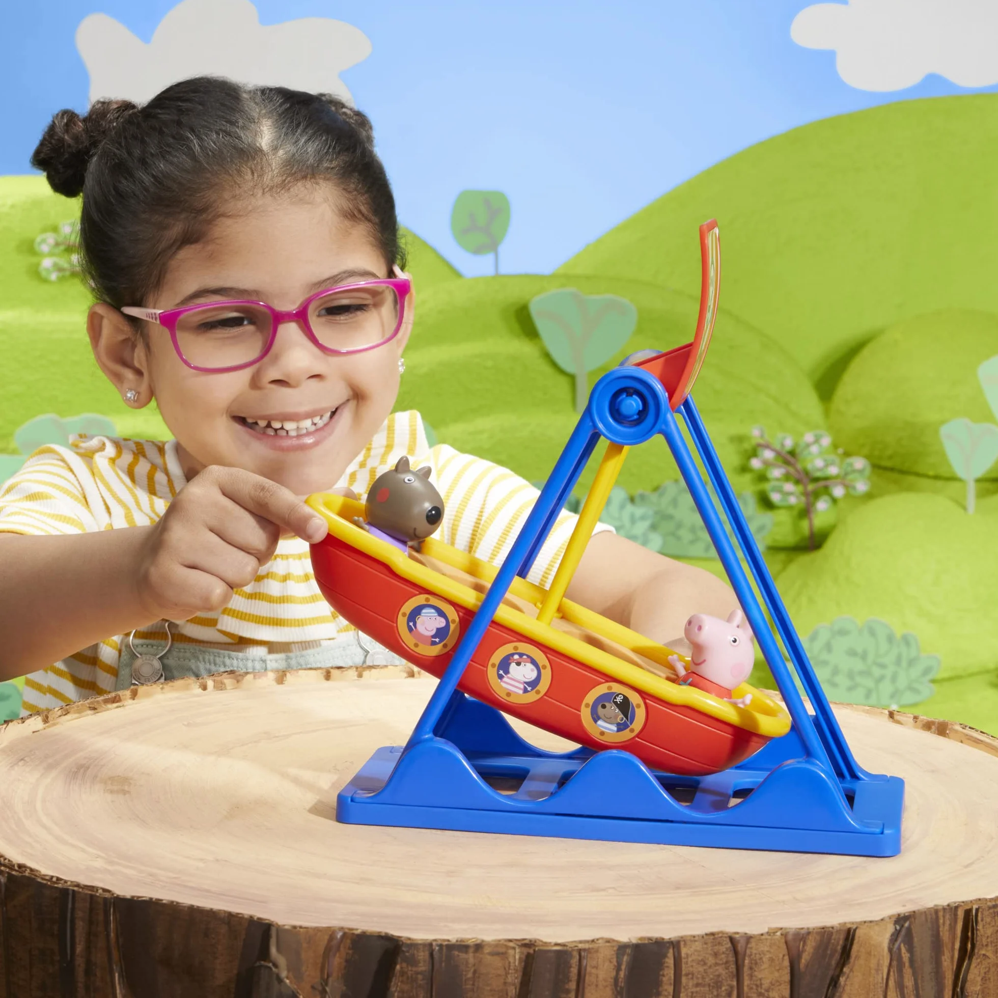 Peppa Pig balançant Bateau Pirate