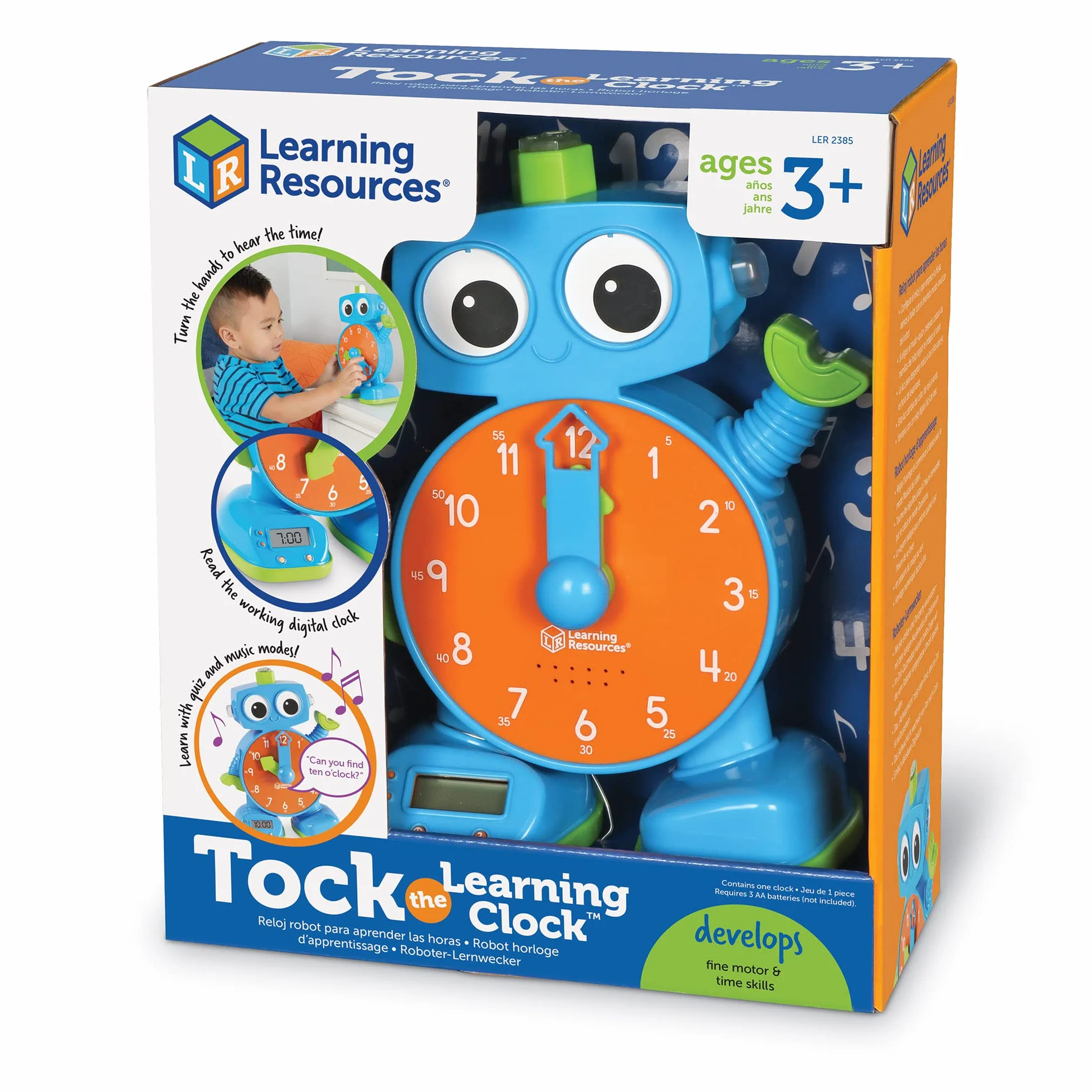 Learning Resources Horloge d’Apprentissage Tac