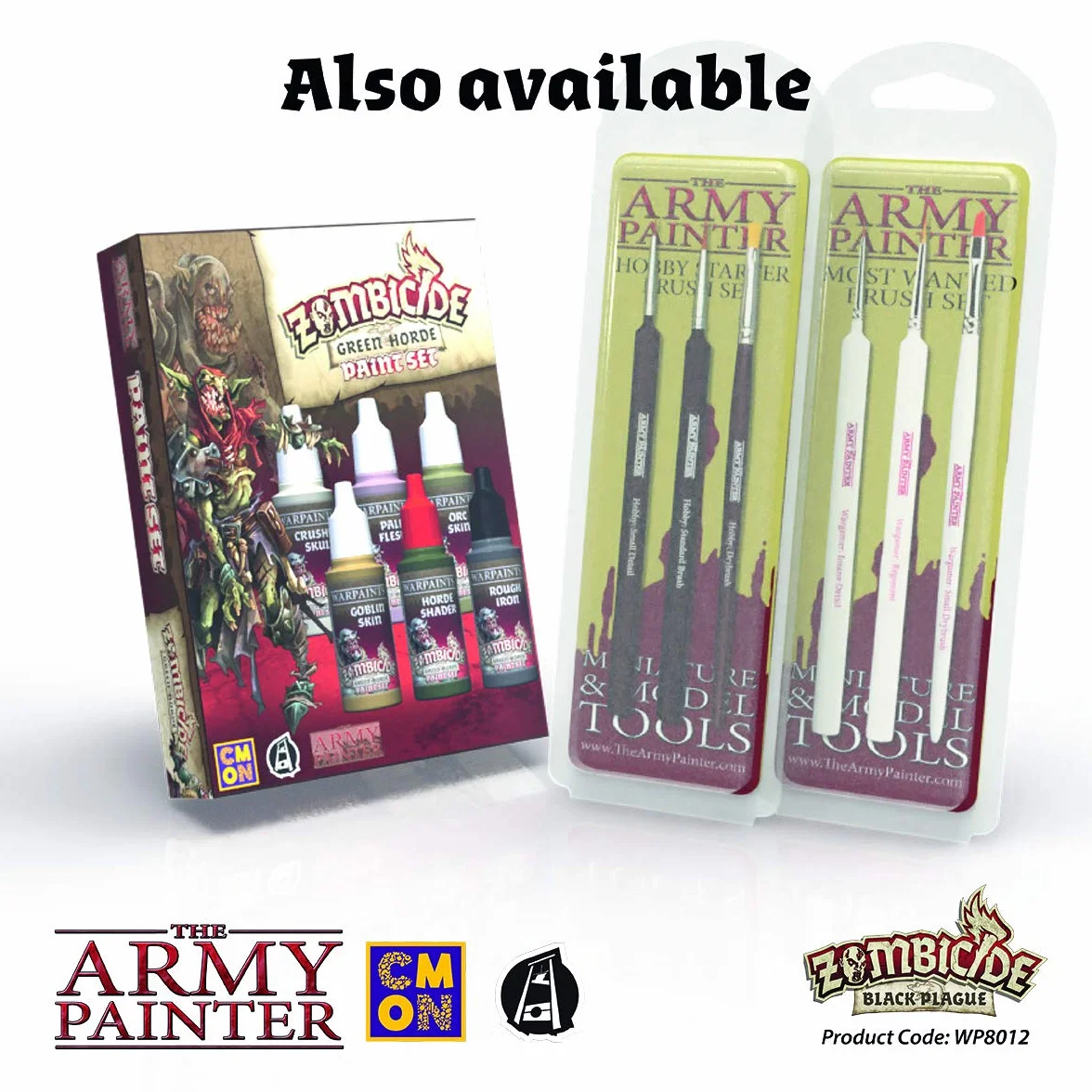 The Army Painter Zombicide Black Plague Paint Set Noir