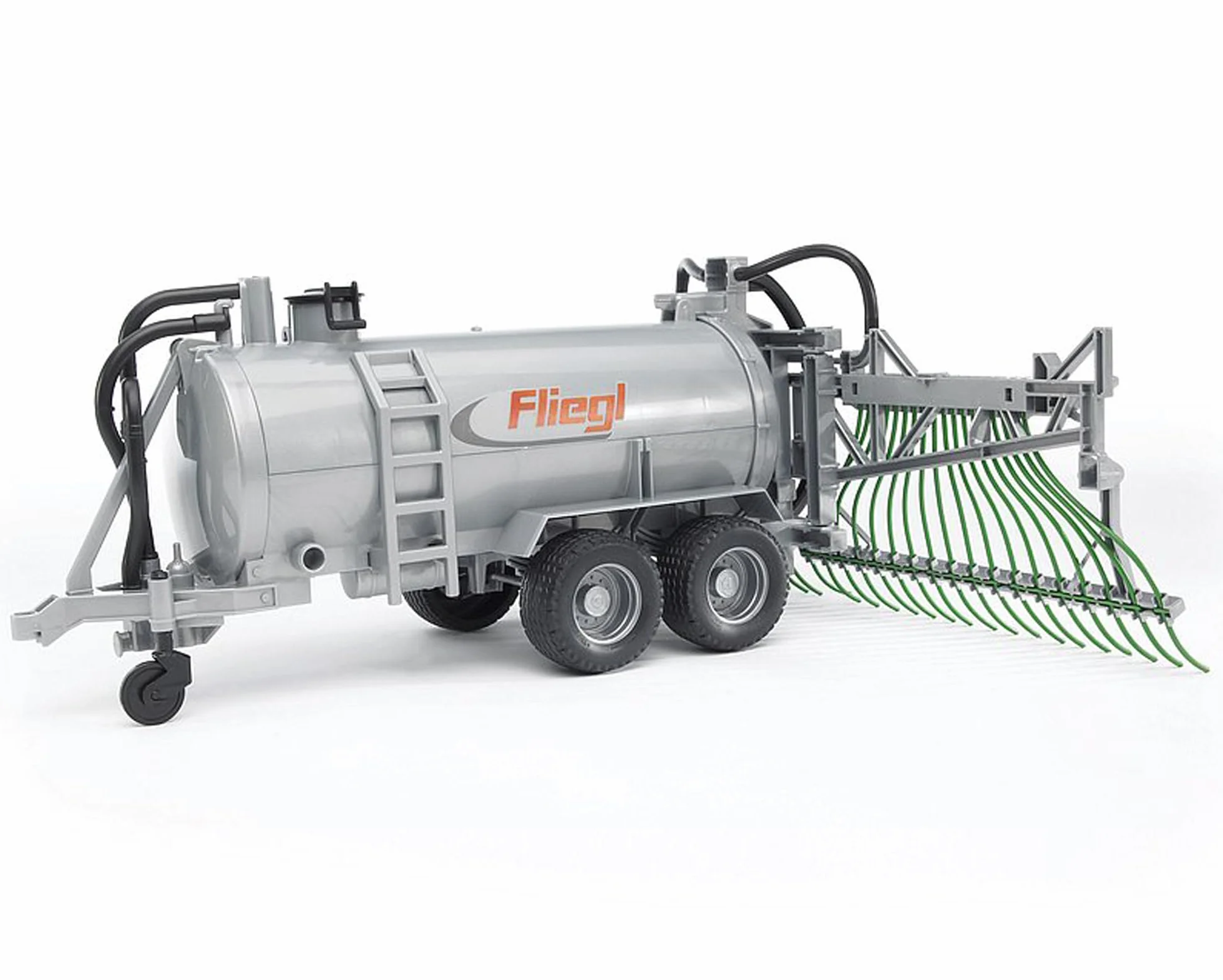 Bruder 02020 Fliegl Tonneau-remorque avec épandeur à tuyaux traînés 1:16 Tonneau à lisier chariot agriculture remorque tracteurs
