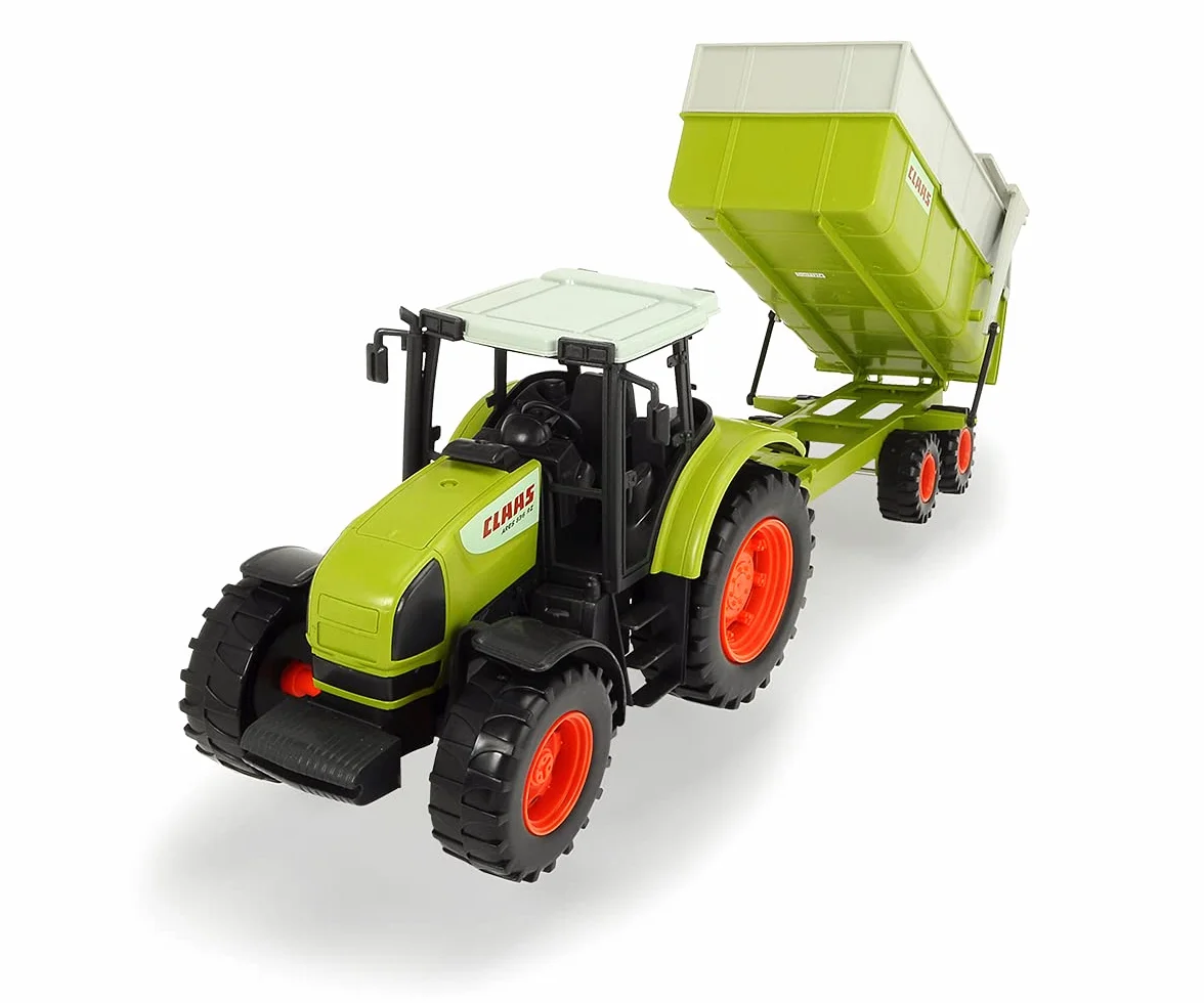 Smoby Dickie Tracteur CLAAS 57cm Benne Basculante Dès 3 Ans