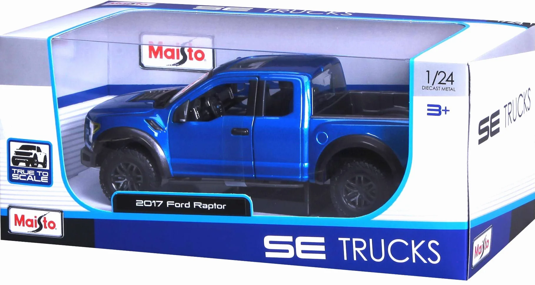 Bburago Maisto Ford Raptor F150 1/24 Bleu