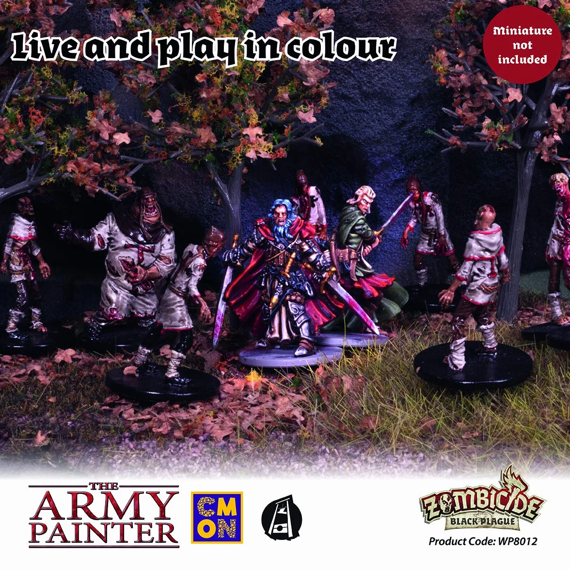 The Army Painter Zombicide Black Plague Paint Set Noir