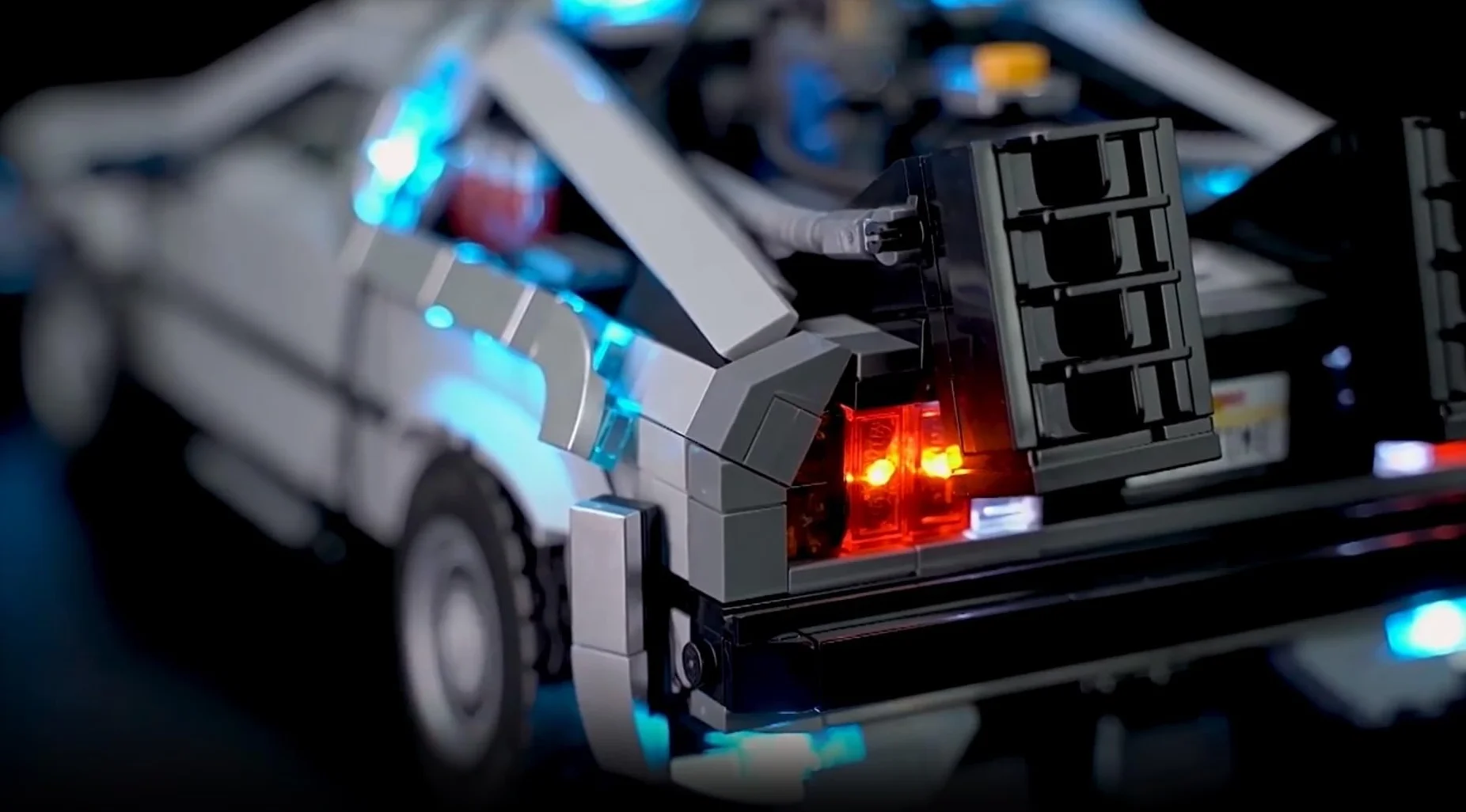 Kit d'éclairage LED pour Lego Retour vers le futur 10300 Delorean