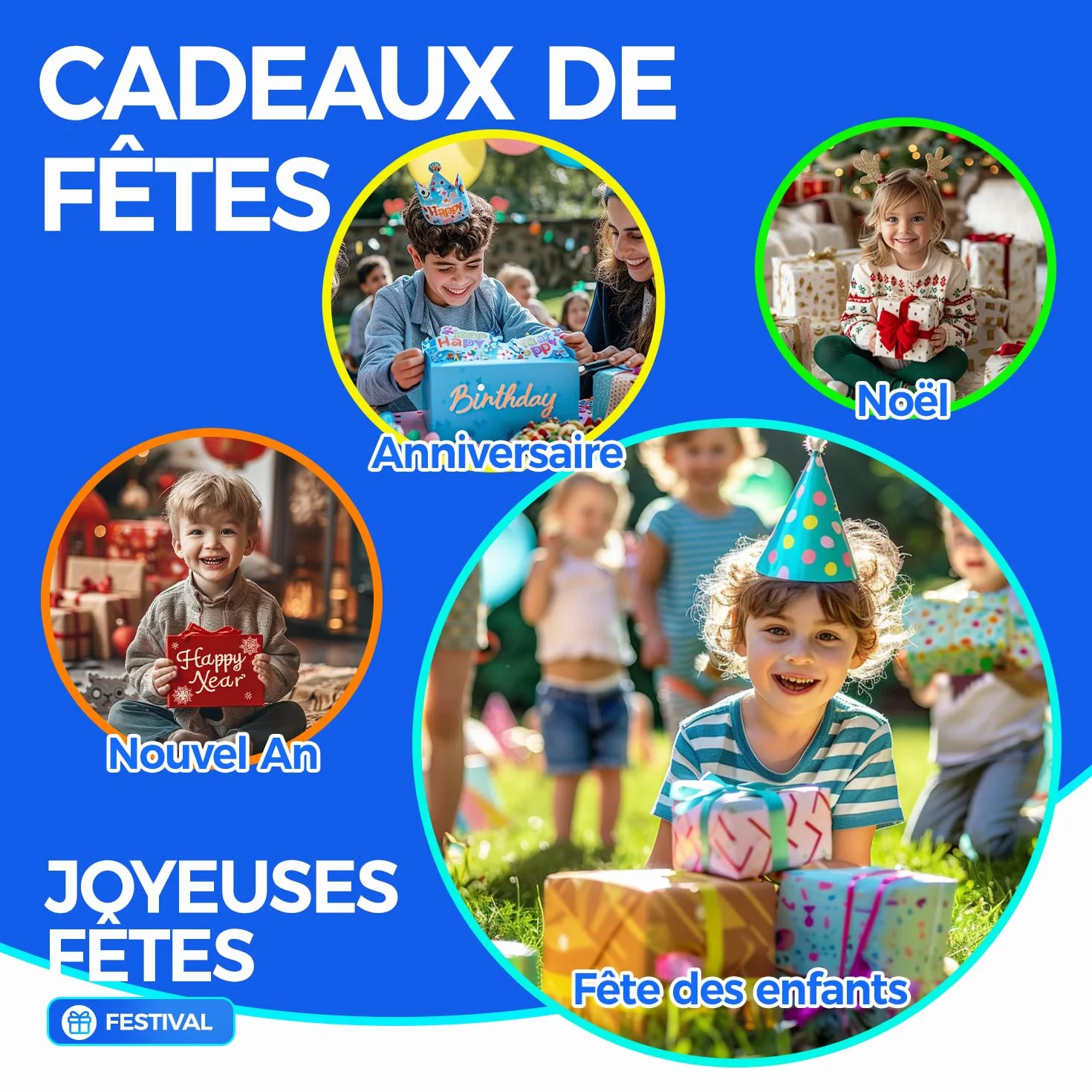GAN 356RS Speed Cube Magique 3x3x3 sans Autocollant, Casse-Tête Classique avec GES+