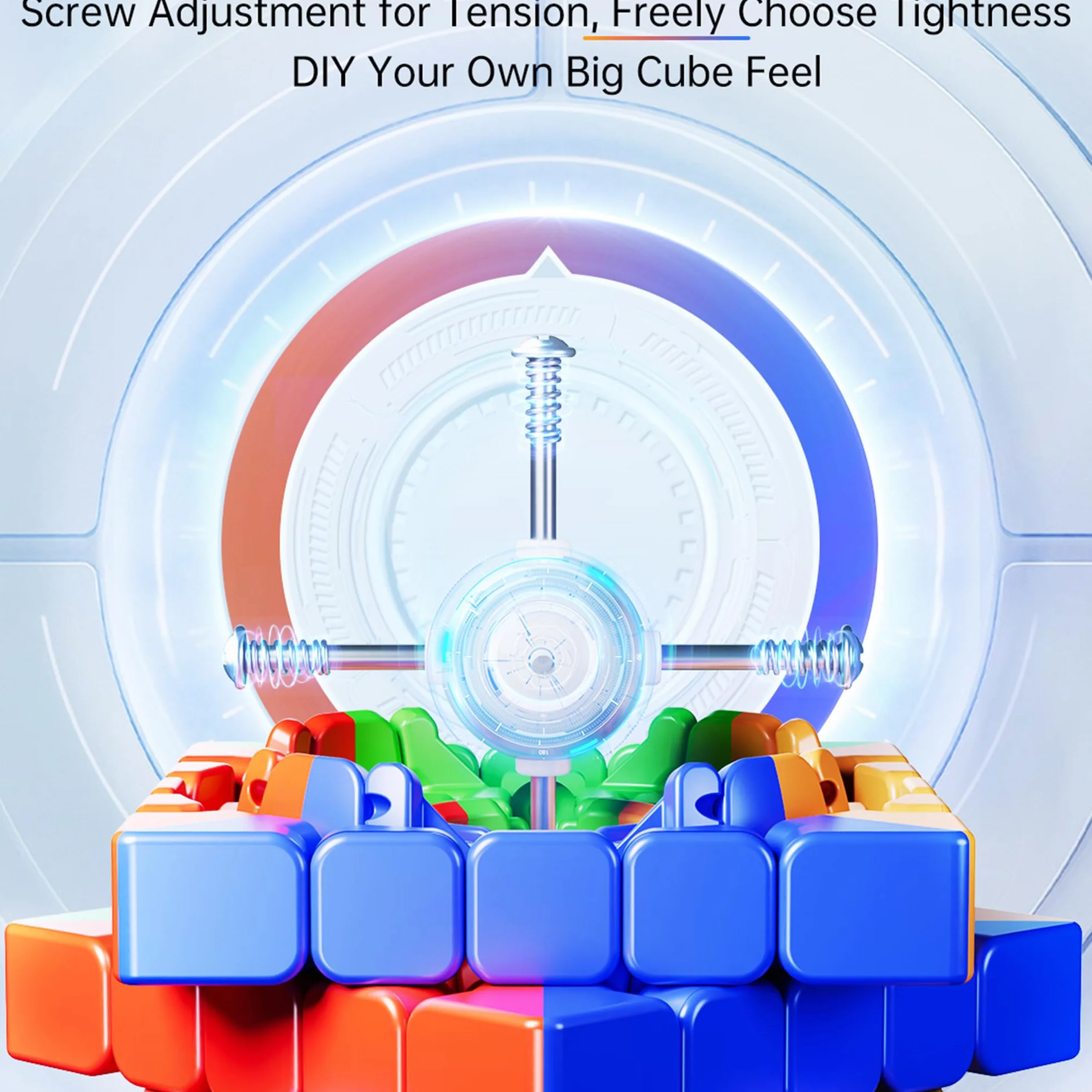 MOYU AOChuang V6 M Single-Track Magnetic Speed Cube 5x5, 96 Magnets