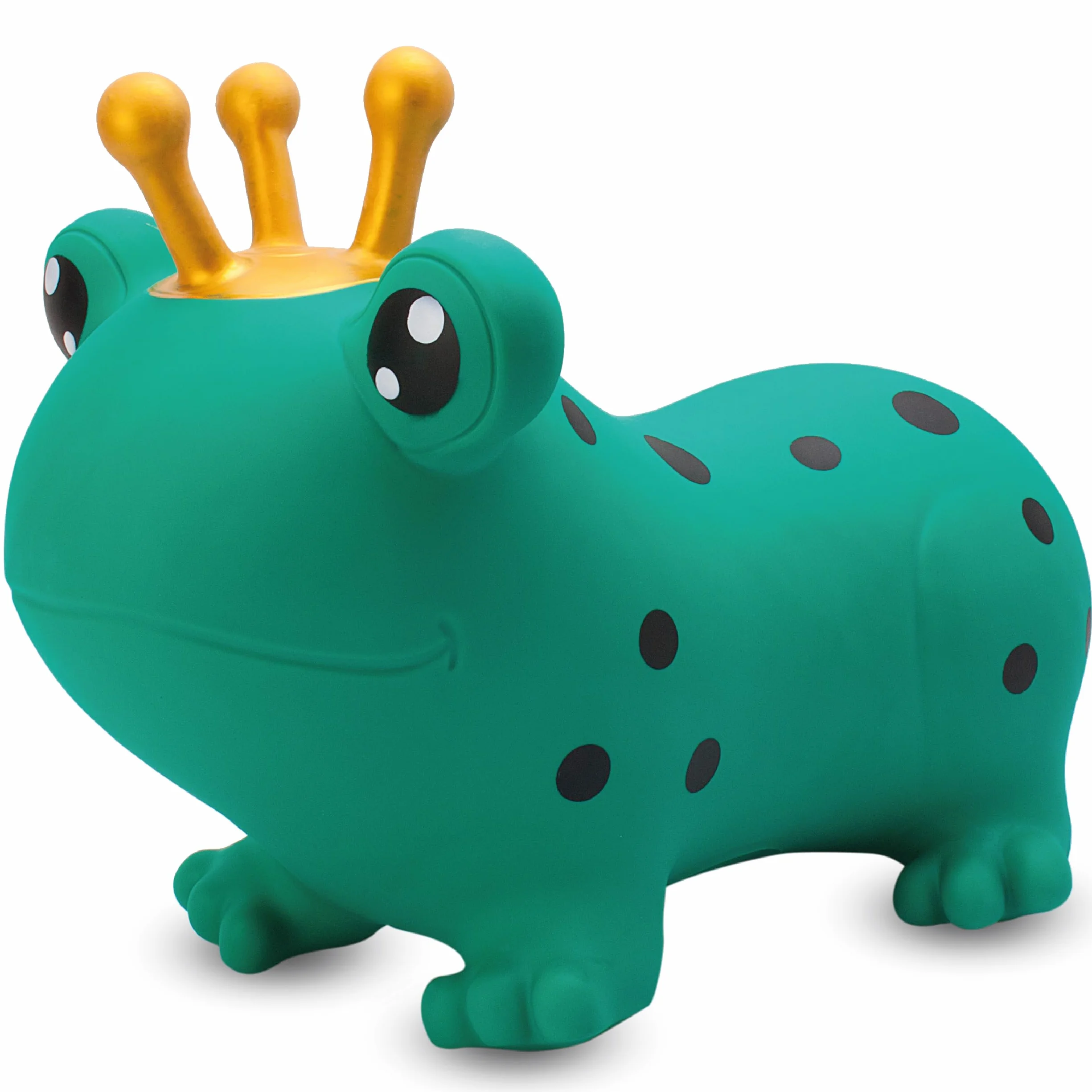 Gonflable Animal Sauteur Jouet Enfant 1 an Intérieur Extérieur Pompe Manuelle Grenouille Verte
