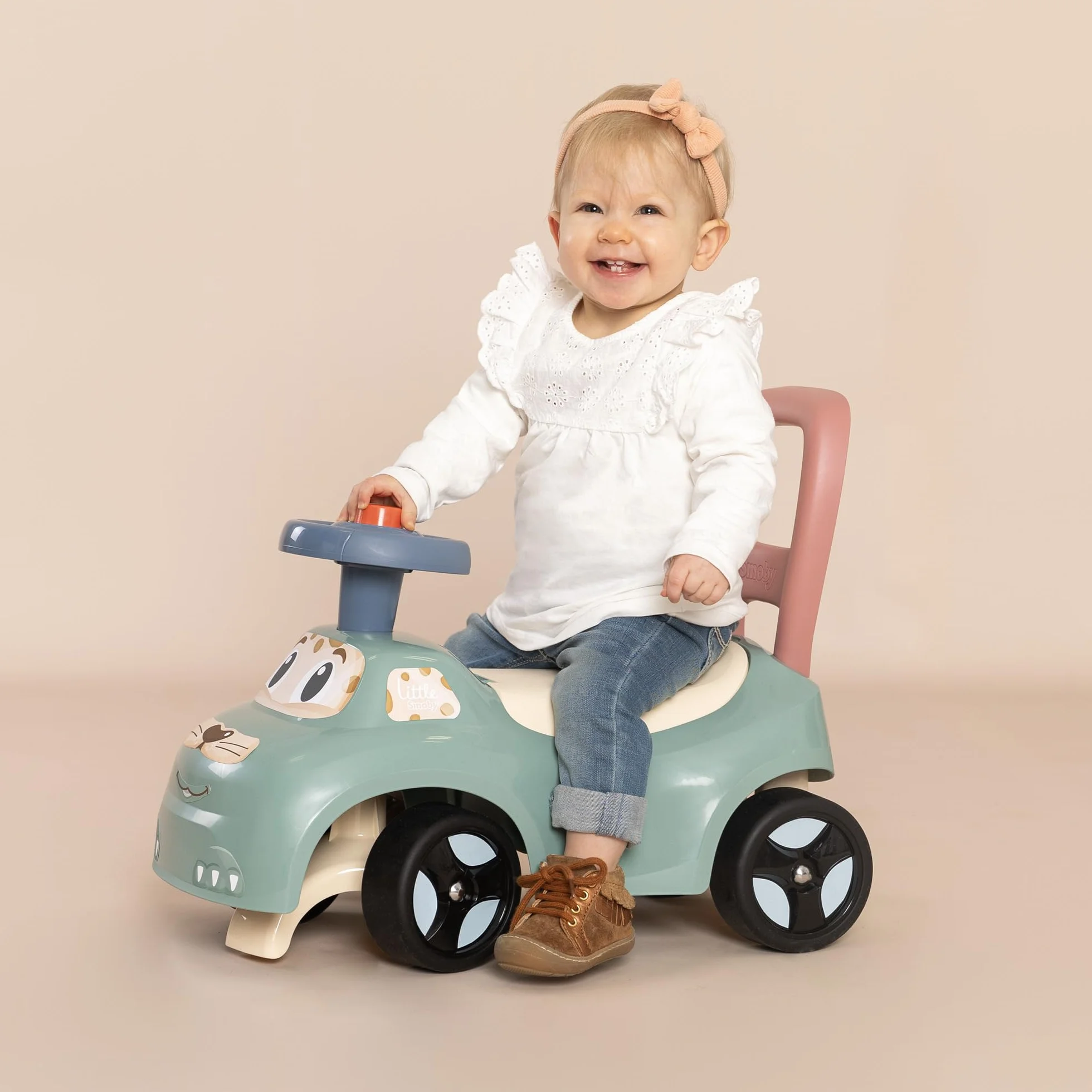 Smoby Porteur Auto Trotteur Volant Directionnel Coffre Jouets 10 Mois