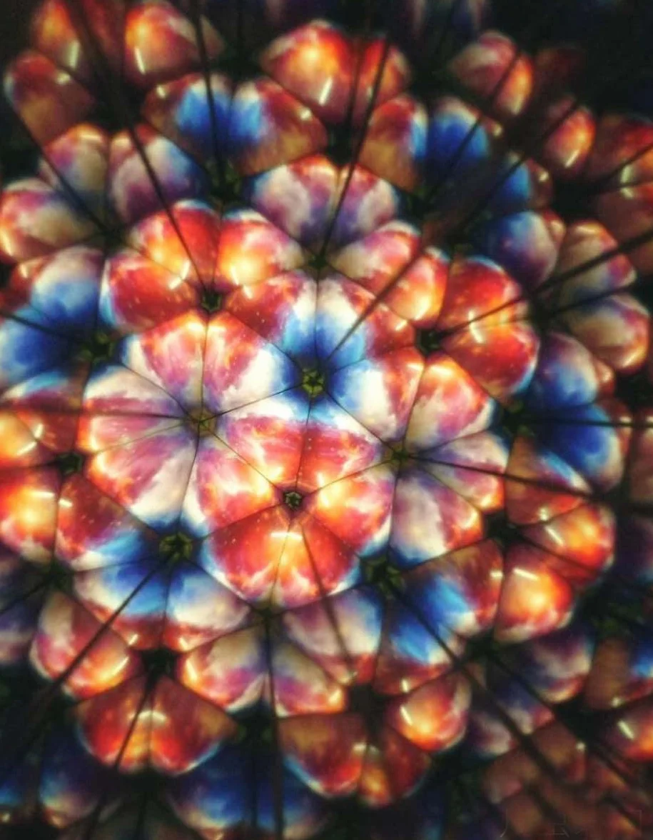 Kaléidoscope Classique en Verre Multicolore Fait Main ZEALMAX