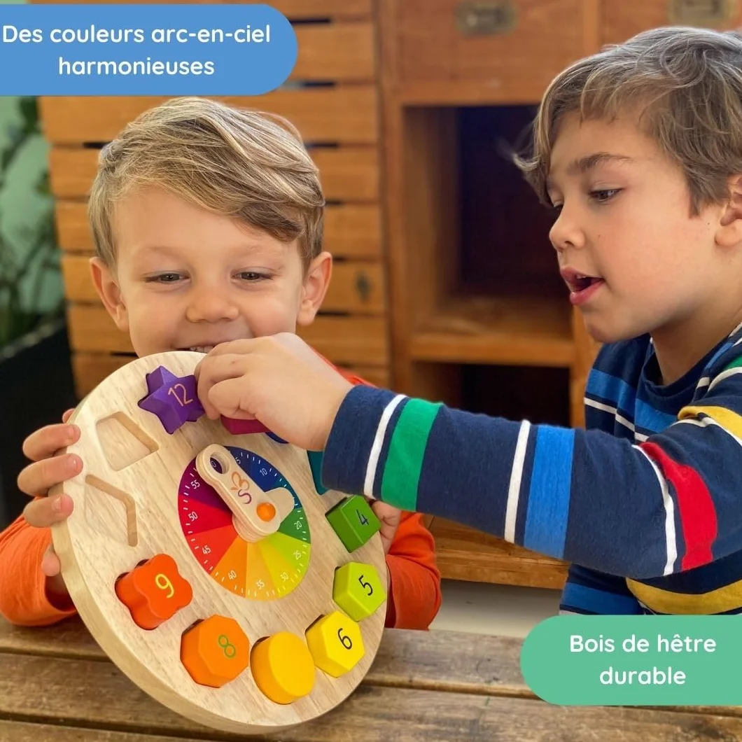 Montre d'apprentissage de Bois