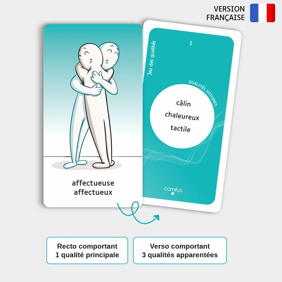 Comitys Jeu des Qualités Outil Pédagogique Estime de Soi Psychologie