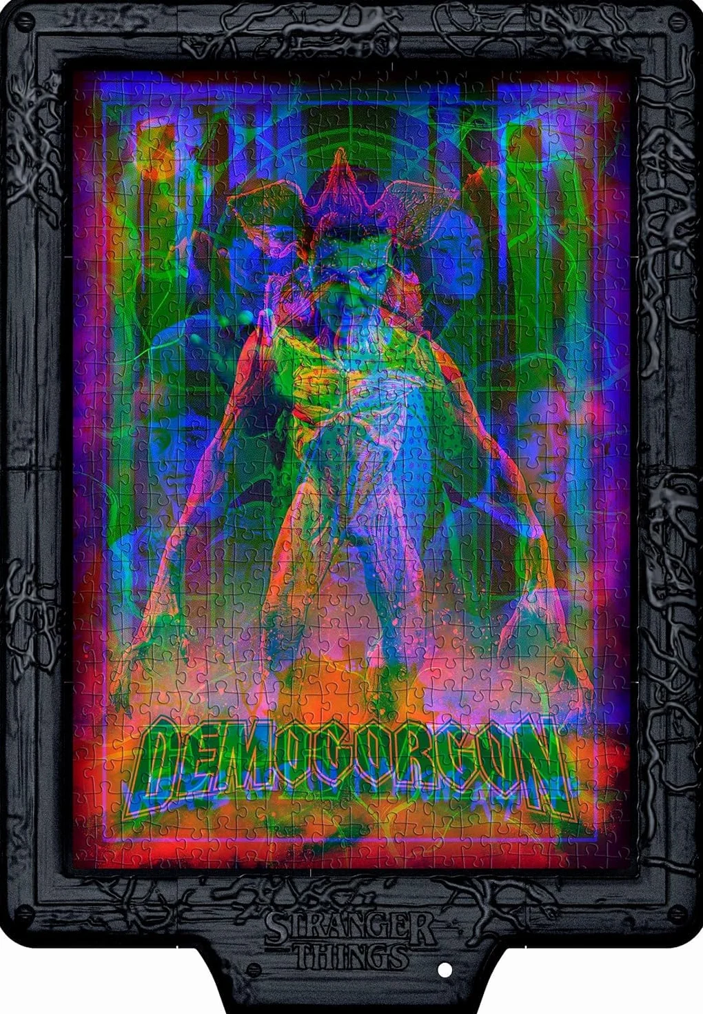 Puzzle Cadre Lumineux Stranger Things Démogorgon 520 Pièces