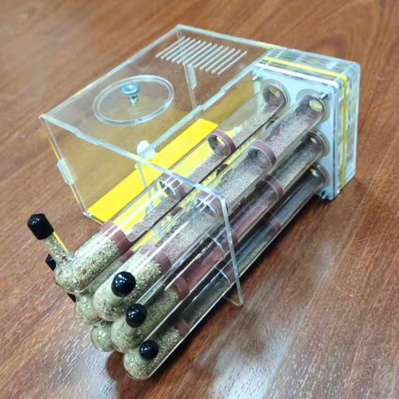 Milageto Atelier de nid de Fourmis DIY Compact Transparent Facile à Assembler Ferme château de Fourmis Habitat 1.8 Cm