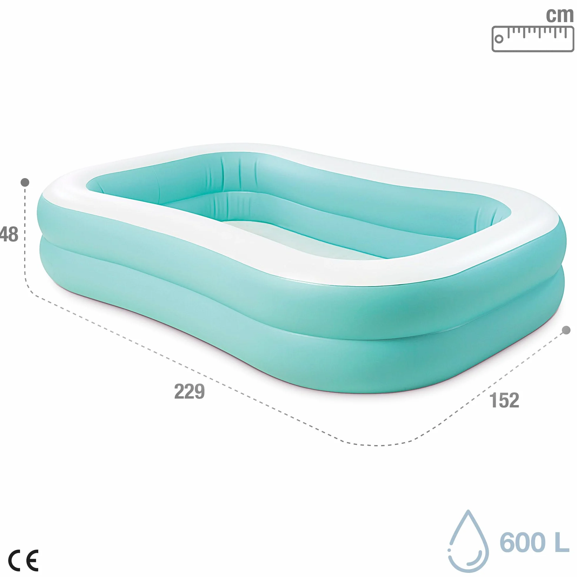 INTEX 57181 NP Familles de Natation Center Mandarin Orange TU