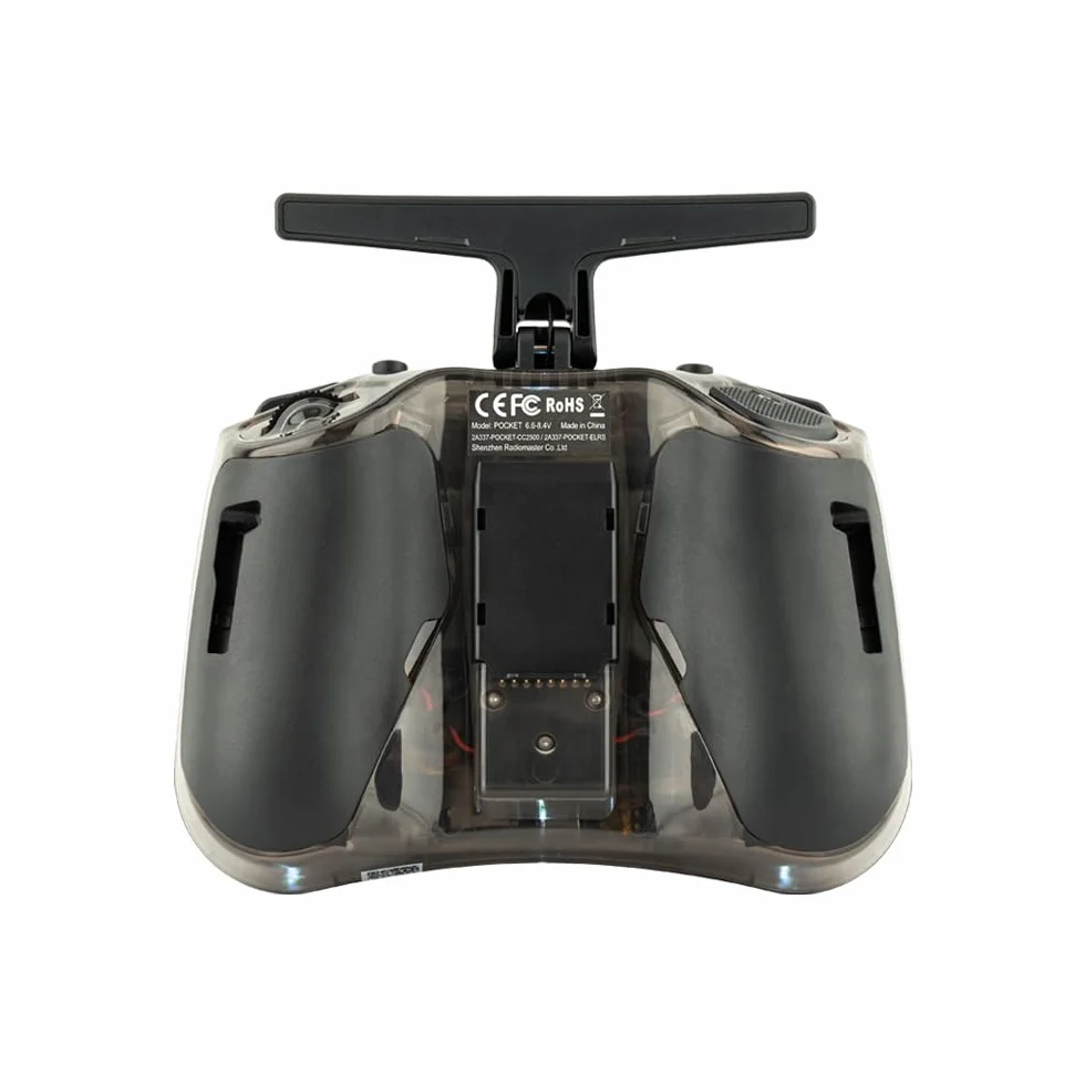 RadioMaster EdgeTX Télécommande Portable de Poche avec éclairage LED intégré Mode 2 (Anthracite, ELRS)