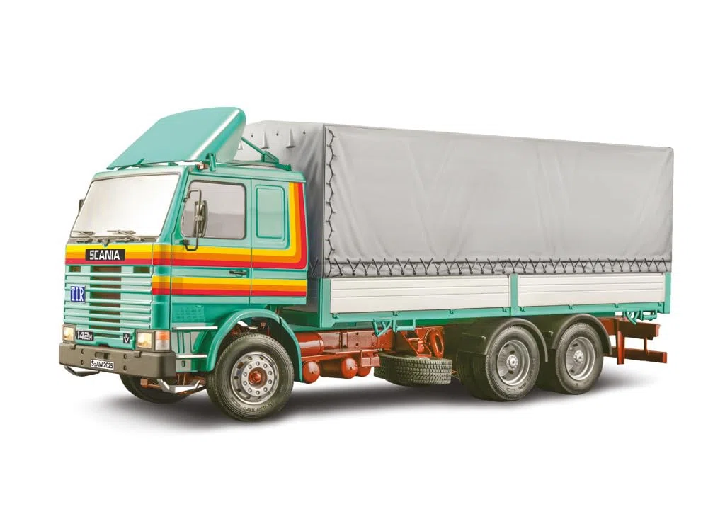 ITALERI - Maquette Camion Scania 142h 6x2 Canvas |italeri|90762| 1:24 Maquette Char Promo