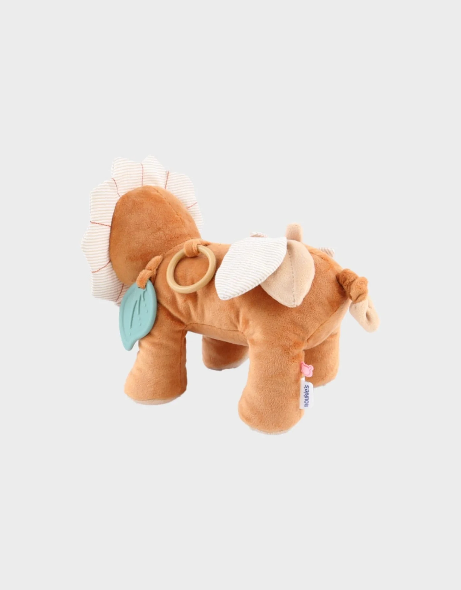 Peluche d'activités bébé Lion Babou 40cm Jouet d'éveil Cadeau de Naissance