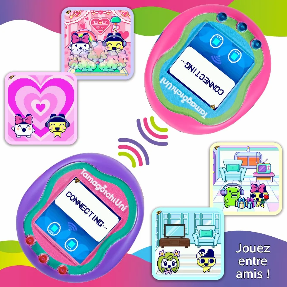 Bandai Tamagotchi Uni Connecté Bracelet Montre Violet Animal Compagnie Virtuel