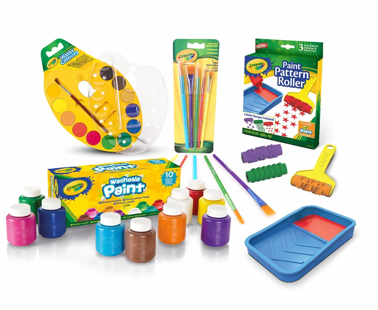 CRAYOLA Kit d'activité Paint extravaganza, Activités artistiques, Fournitures peinture, Cadeaux enfants 5+