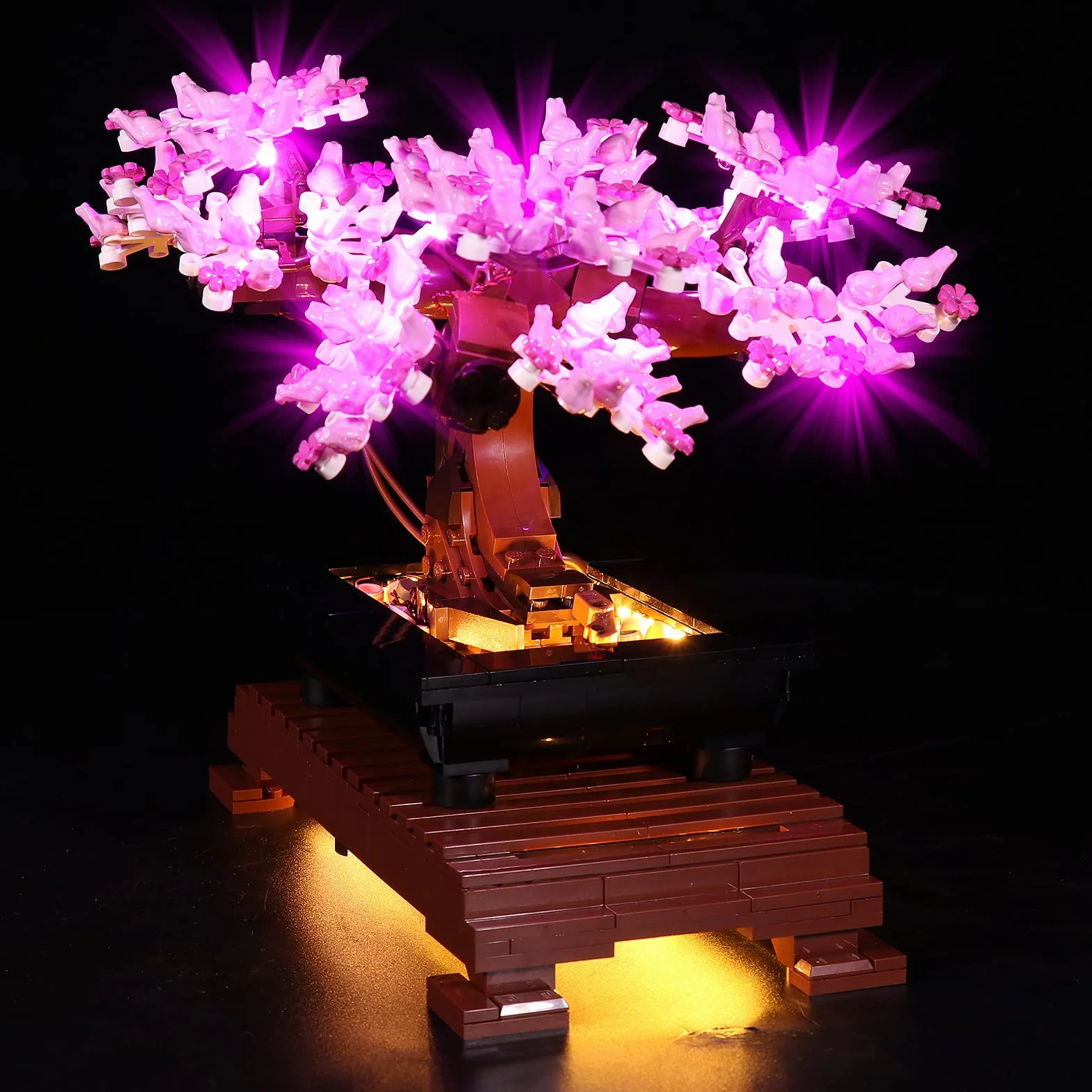 Kit d'éclairage LED BrickBling pour arbre Lego Bonsaï 10281, collection botanique
