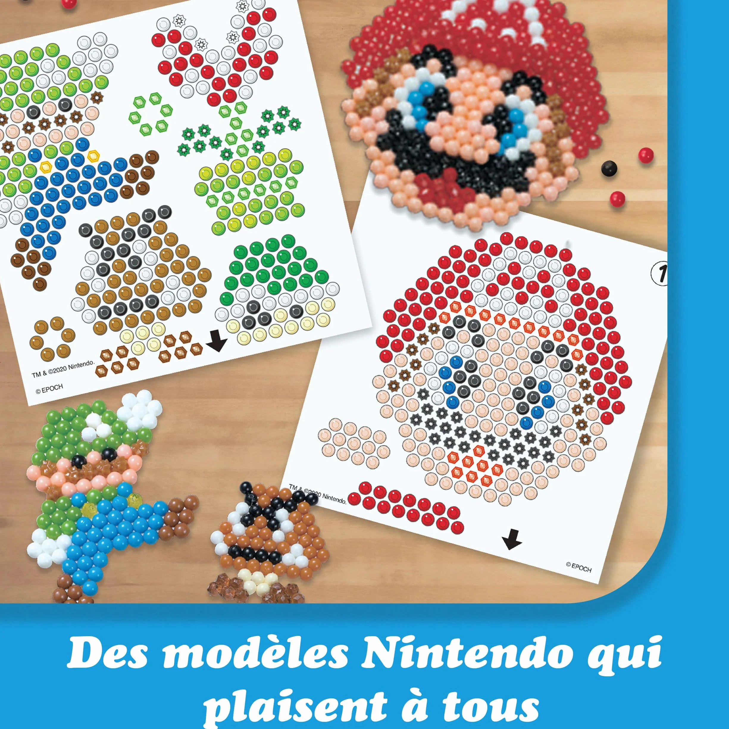 Aquabeads Super Mario La box Kit de loisirs créatifs perles à eau Jouet enfant 4 ans+