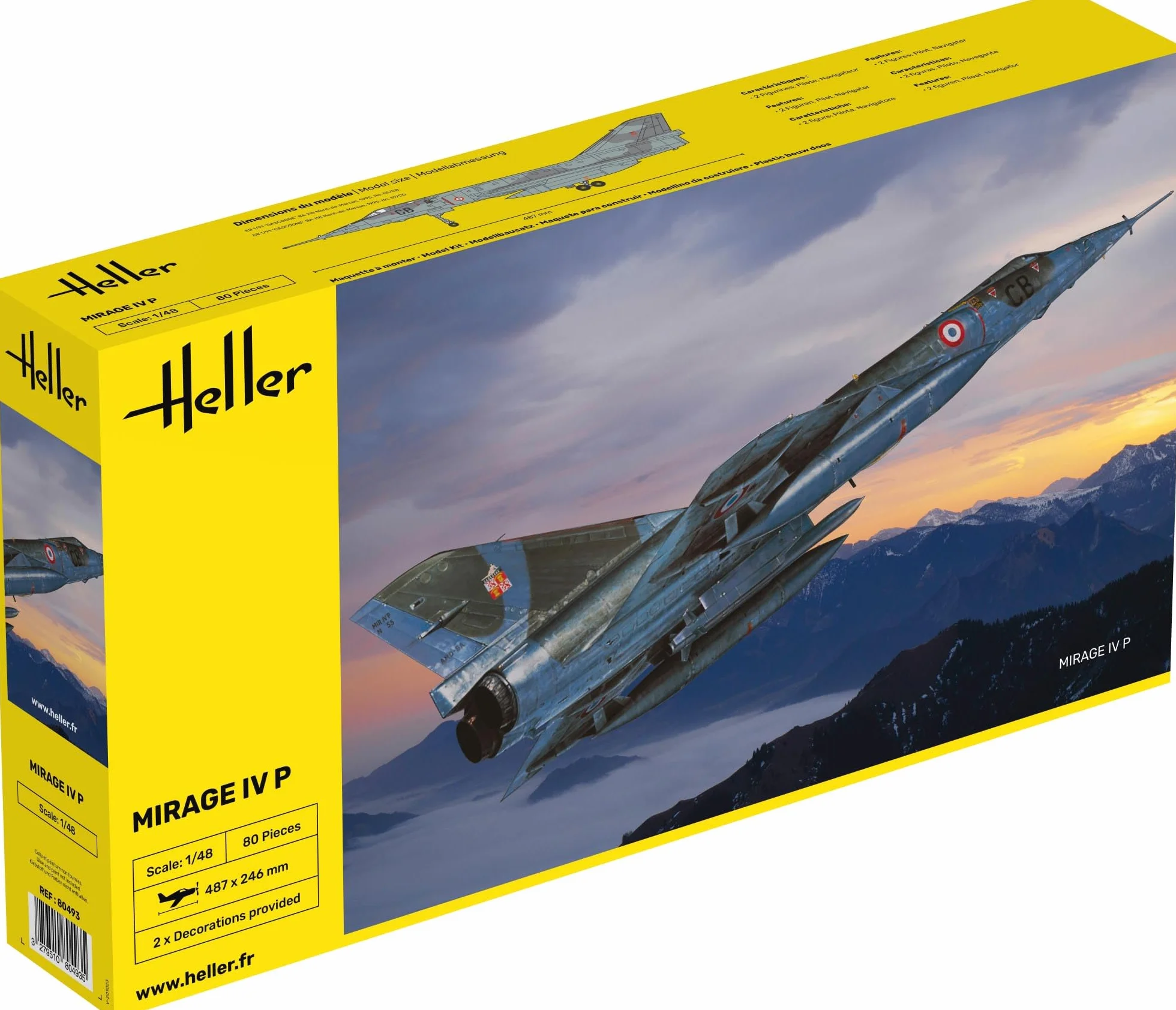 Heller Mirage IV P Construction Et Maquettes Échelle 1/48