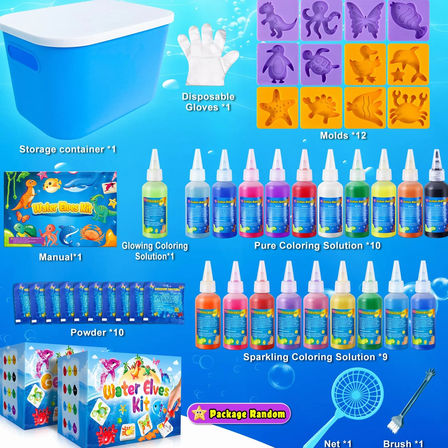 Magic Water Elf DIY Aqua Fairy Activites Manuelles 20 Bouteilles pour Enfants