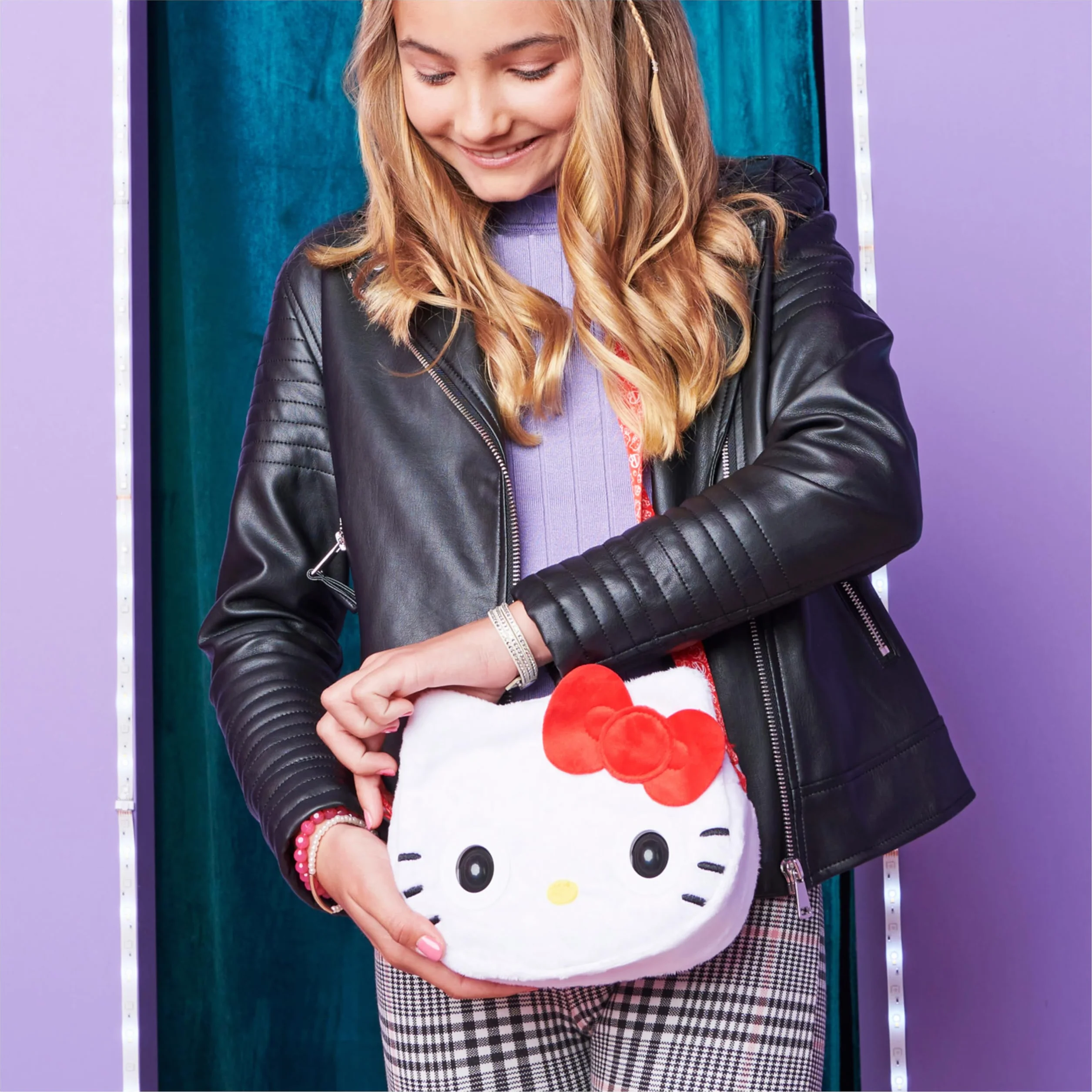 PURSE PETS SANRIO HELLO KITTY COMPAGNON INTERACTIF SAC A MAIN Hello Kitty Animal Interactif Tout Doux Blanc Rouge Qui Cligne Des Yeux Sons Modes Jeu Jouet Enfant 5 Ans
