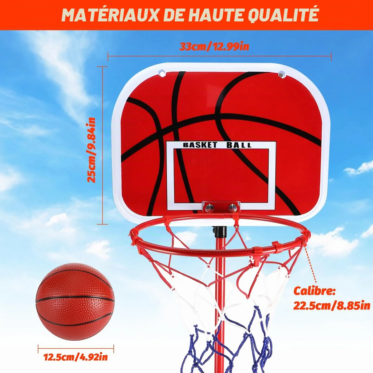 Gowkeey Support pour Panier de Basket